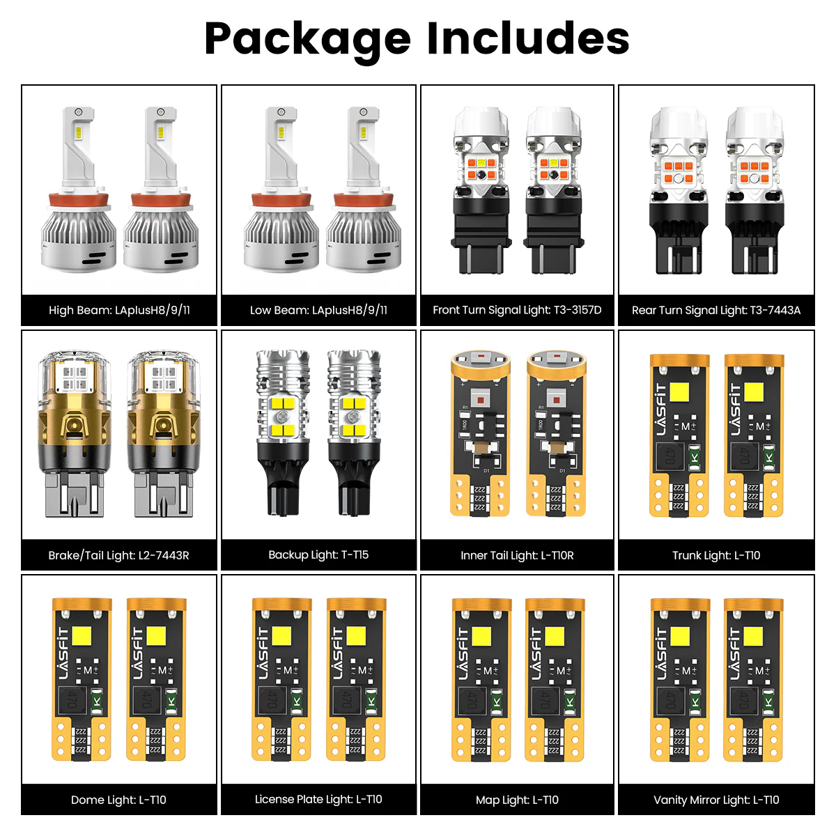 Fit for 2020-2025 Nissan Sentra LED Bulbs Upgrade | Tested and Verified - Image 7