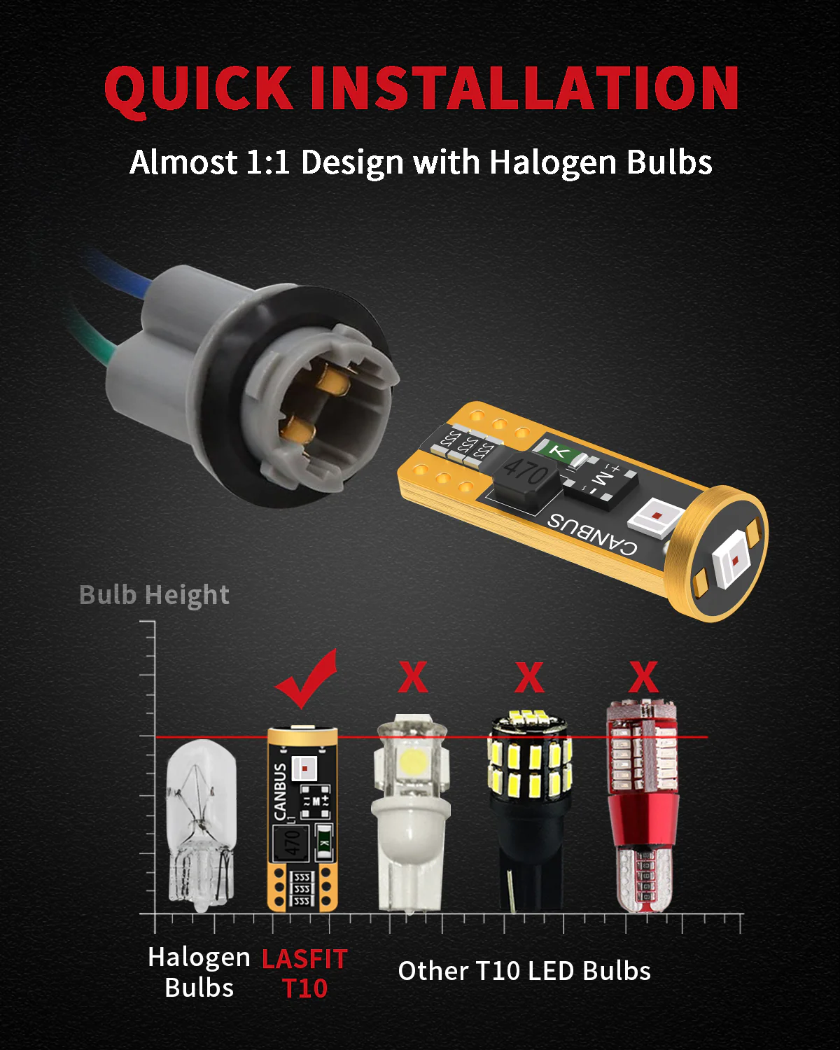 Fit for 2020-2022 Kia Soul LED Bulbs Upgrade - Image 39