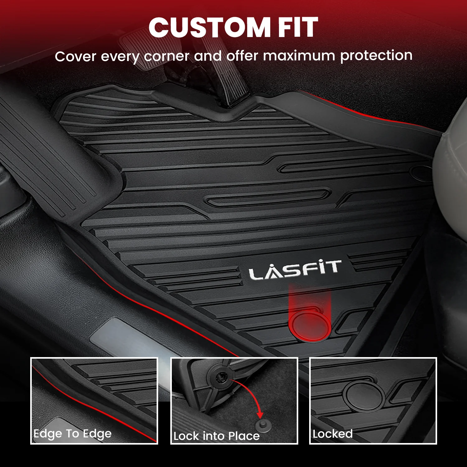 Fit for 2020-2026 Ford Explorer Floor Mats or Seatback & Cargo Mats - Image 13