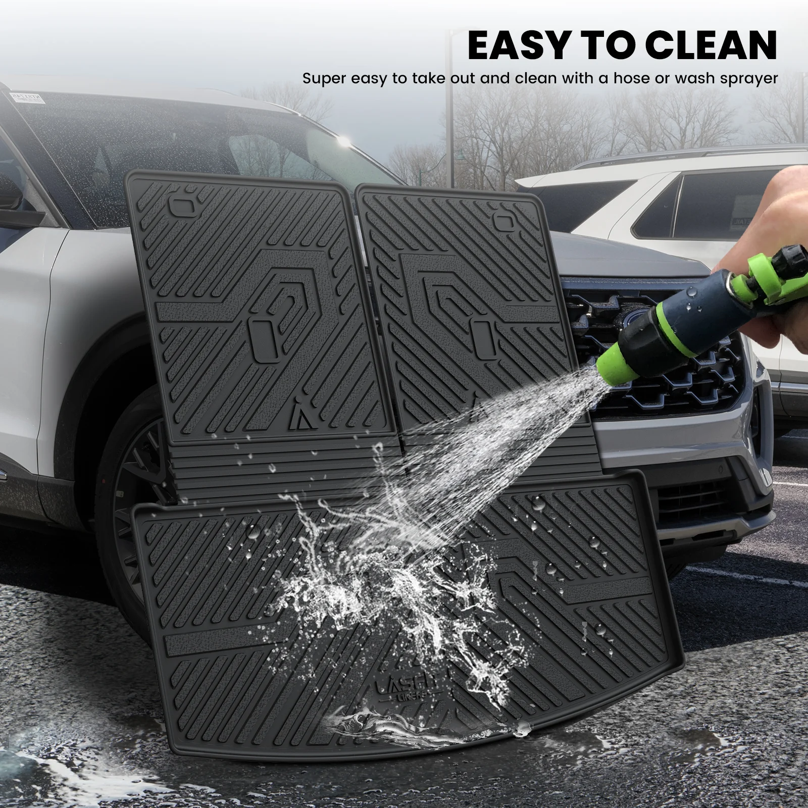 Fit for 2020-2026 Ford Explorer Floor Mats or Seatback & Cargo Mats - Image 35