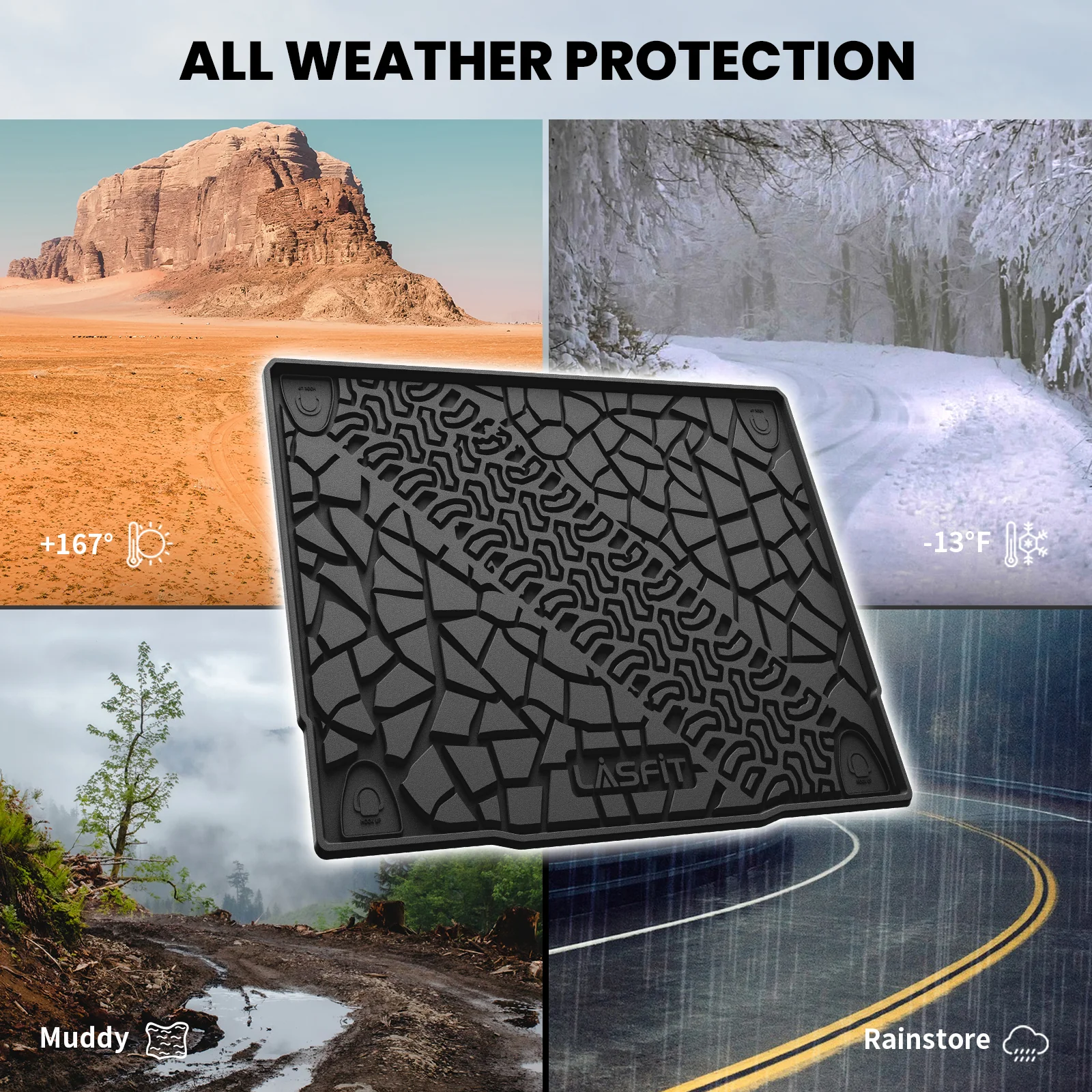 Fit for 2021-2026 Ford Bronco Custom Floor Mats or Cargo Mat, Not For Sport, Fit 4-Door & Not Rubberized Flooring - Image 42