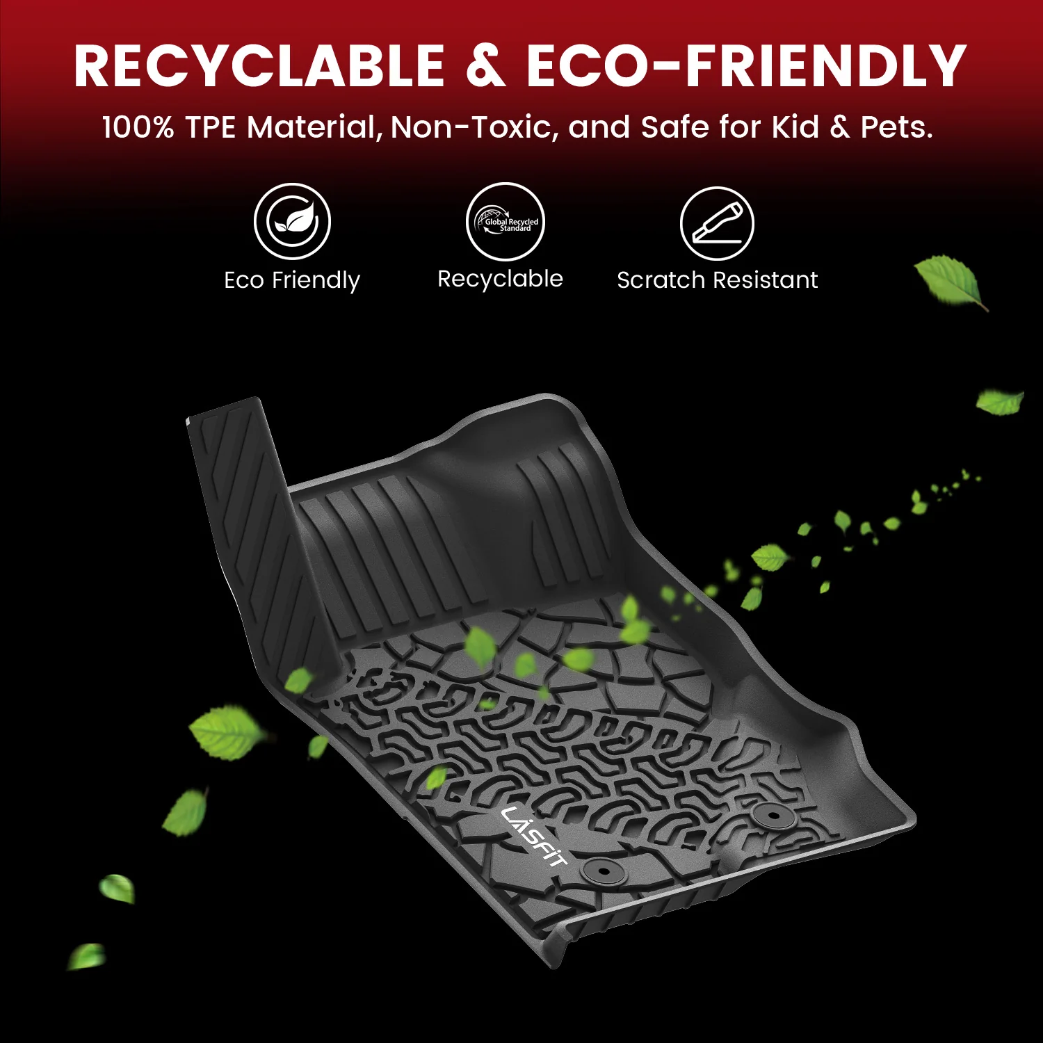 Fit for 2021-2026 Ford Bronco Custom Floor Mats or Cargo Mat, Not For Sport, Fit 4-Door & Not Rubberized Flooring - Image 6
