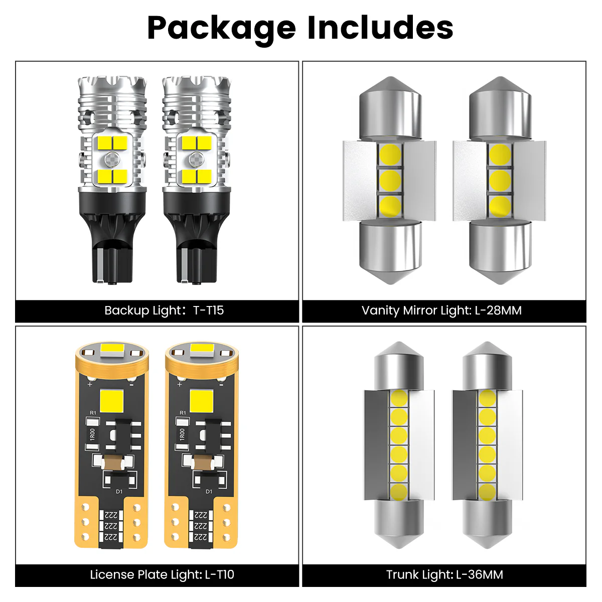 Fit for 2021-2023 Hyundai Santa Fe 1157 1156 921 LED Exterior Interior Lights - Image 10