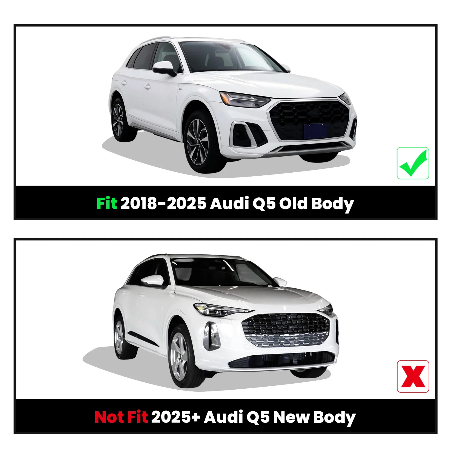 Fit for 2018-2025 Audi Q5 SQ5 Floor Mats or Cargo Mat, Don't Fit 2025 Audi Q5 New Body or Plug-in Hybrid - Image 11
