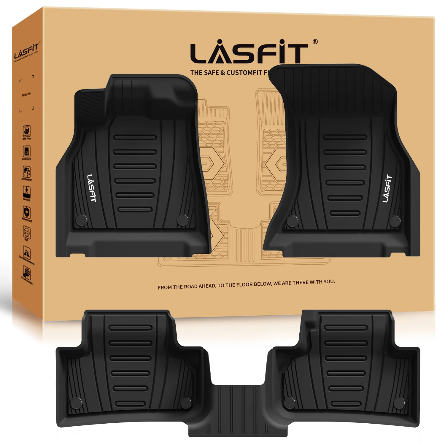 Fit for 2021-2025 Audi Q5 SQ5 Sportback Floor Mats or Cargo Mat, Don't Fit 2025 Audi Q5 New Body or Plug-in Hybrid - Image 29