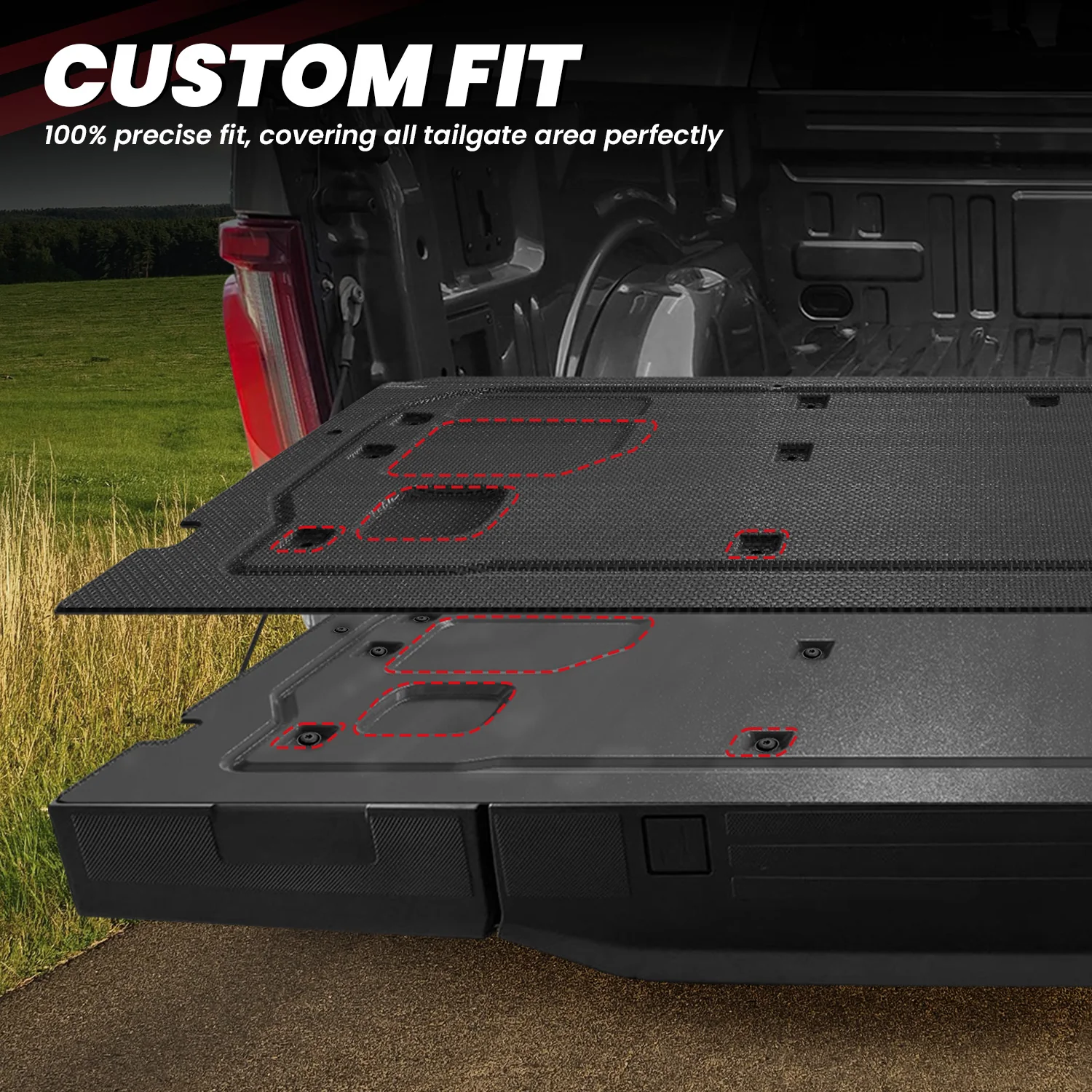 Fit for 2021-2026 Ford F-150 & 2022-2026 Ford F-150 Lightning Tailgate Cover - Image 14