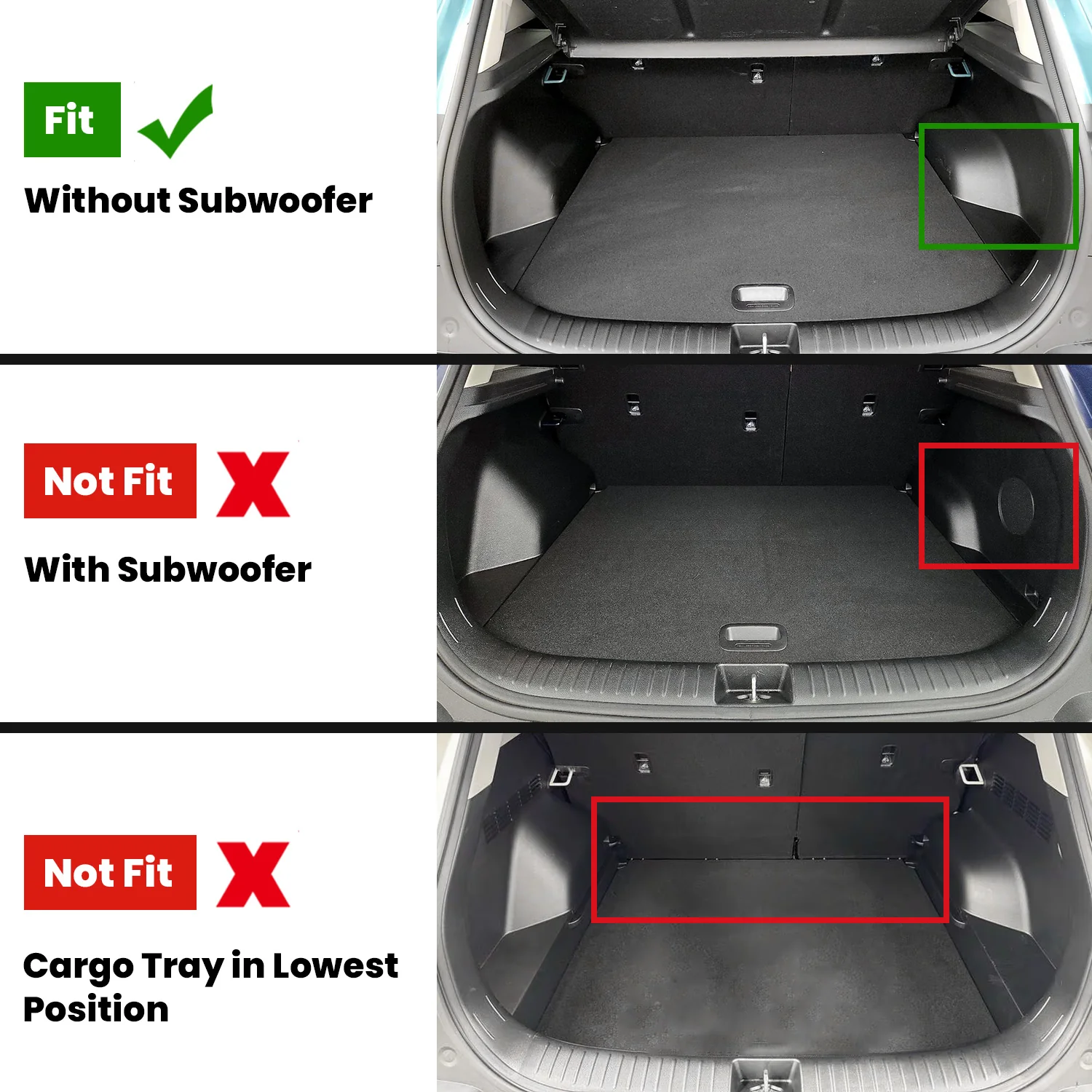 Fit for 2021-2026 Kia Seltos Floor Mats or Cargo Mat, Not Fit 2025+ EX Trim - Image 11