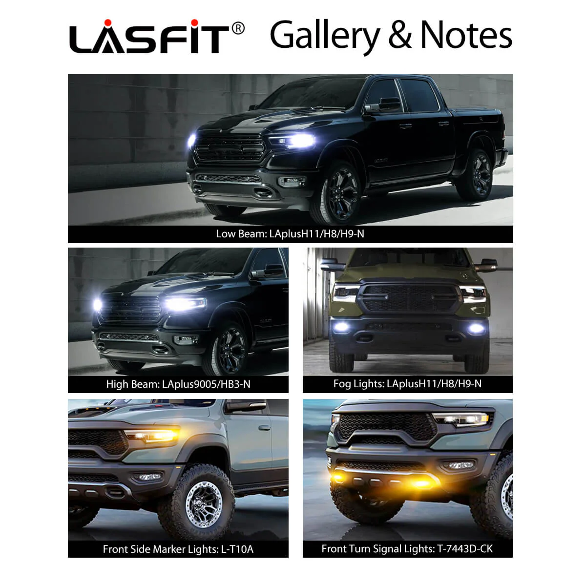 Fit for 2019-2024 Ram 1500 Classic LED Bulbs Upgrade | Tested and Verified - Image 6