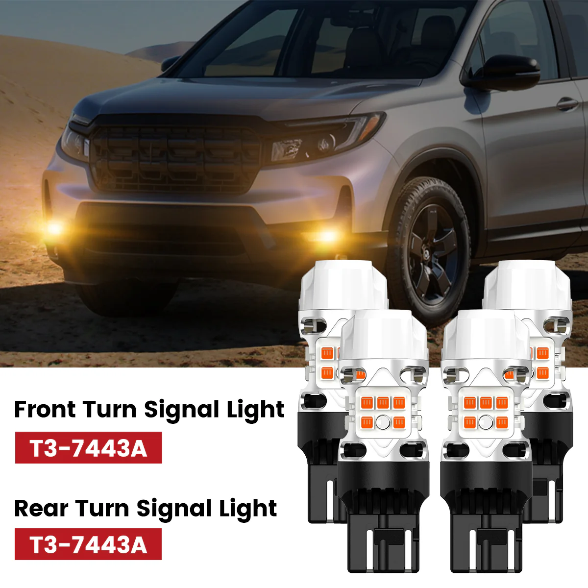 Fit for 2022-2025 Honda Passport The Brightest LED Bulbs Upgrade | Tested and Verified - Image 16