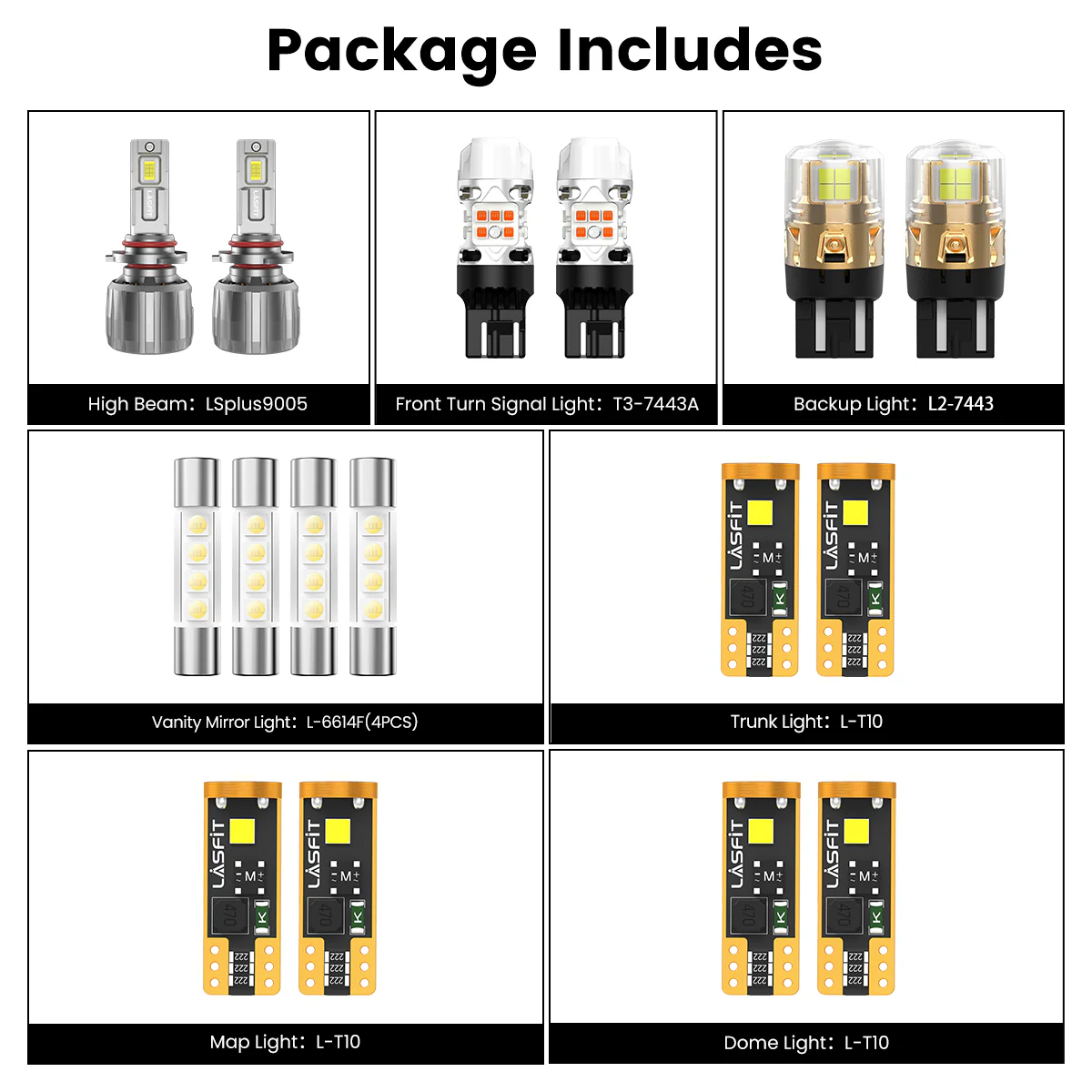 Fit for 2022-2025 Honda Passport The Brightest LED Bulbs Upgrade | Tested and Verified - Image 5