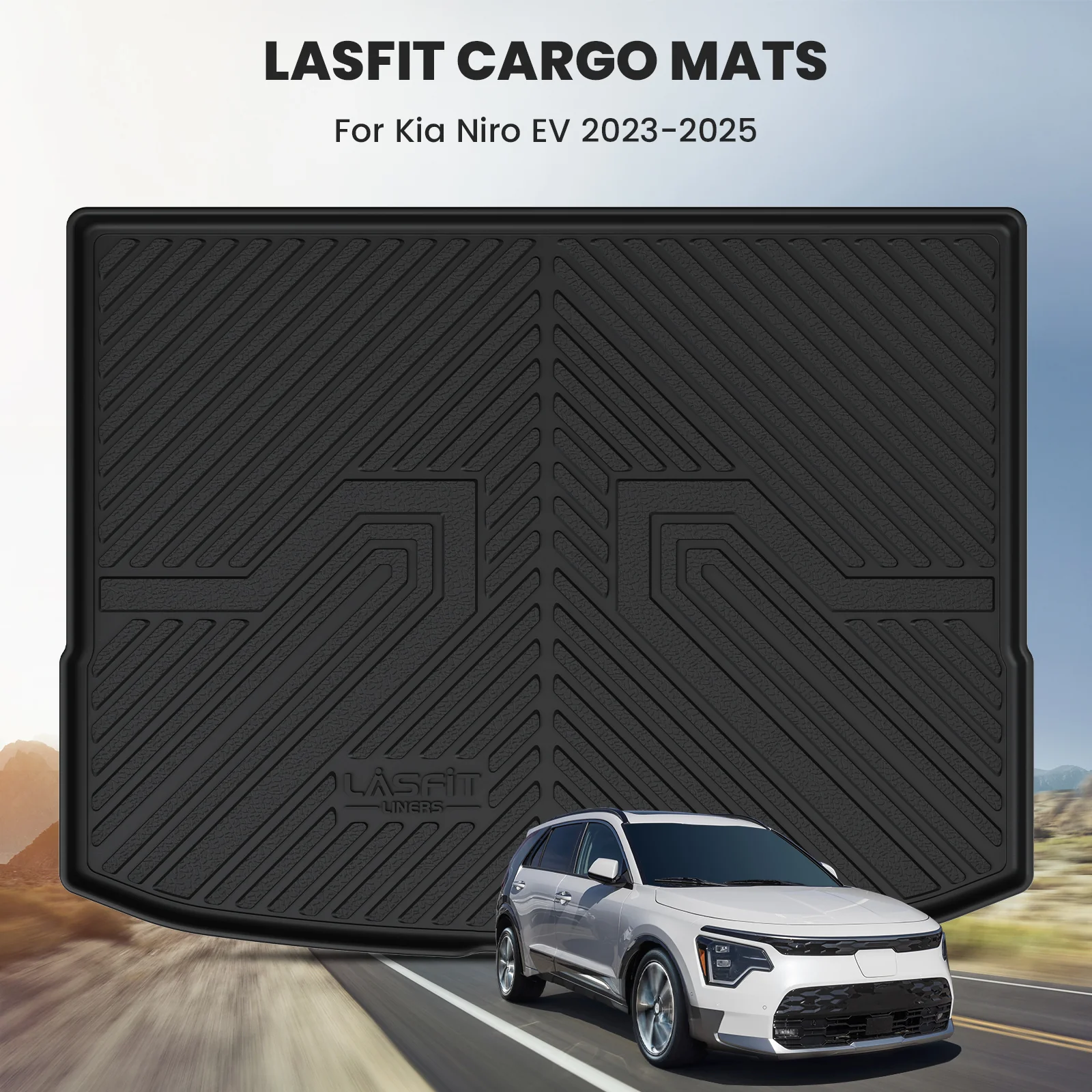 Fit for 2023-2026 Kia Niro EV Floor Mats or Cargo Mat, Not Fit PHEV or Without Optional Dual Level Cargo Board - Image 18