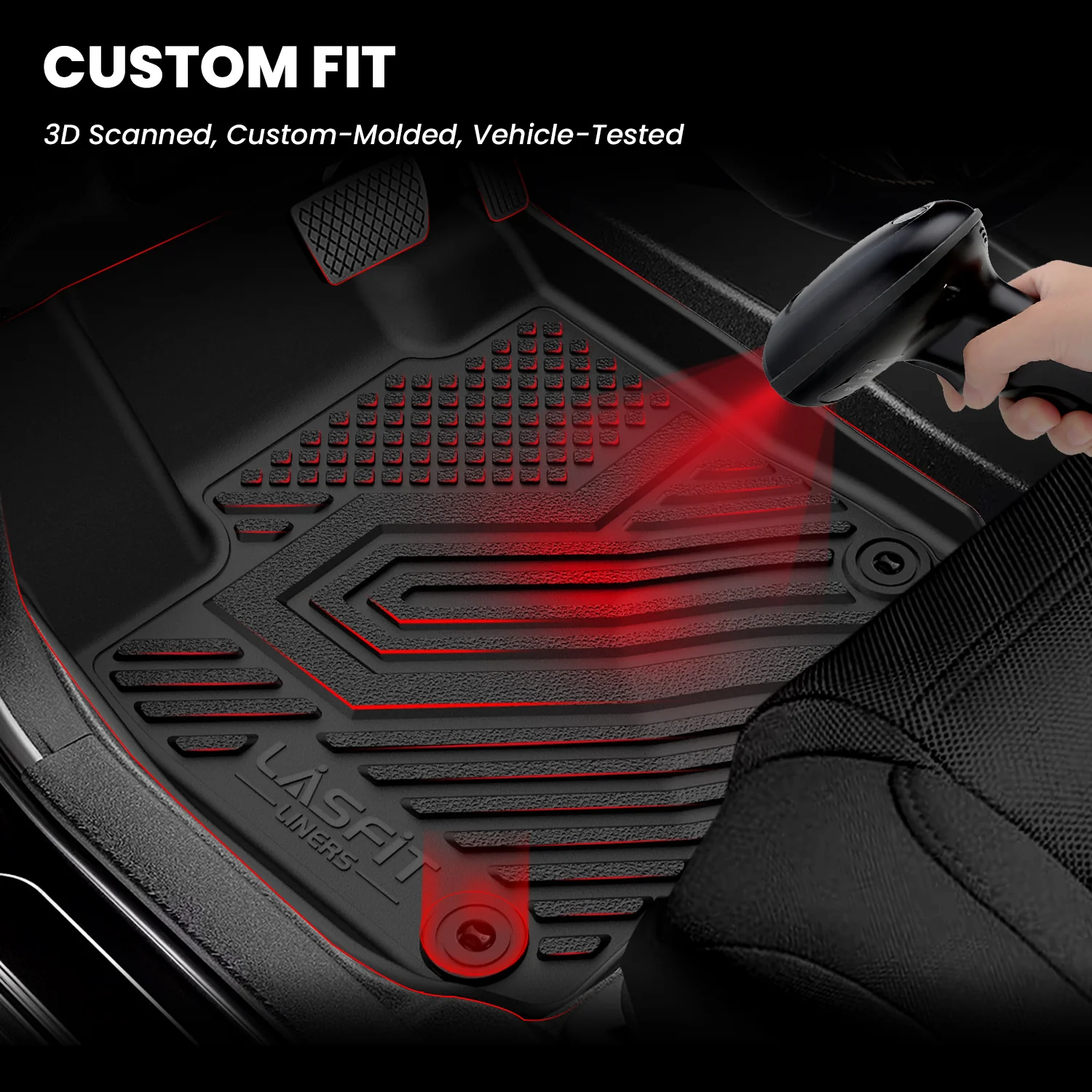 Fit for 2023-2026 Kia Sportage Floor Mats & Cargo Mat, Not Fit Hybrid - Image 3