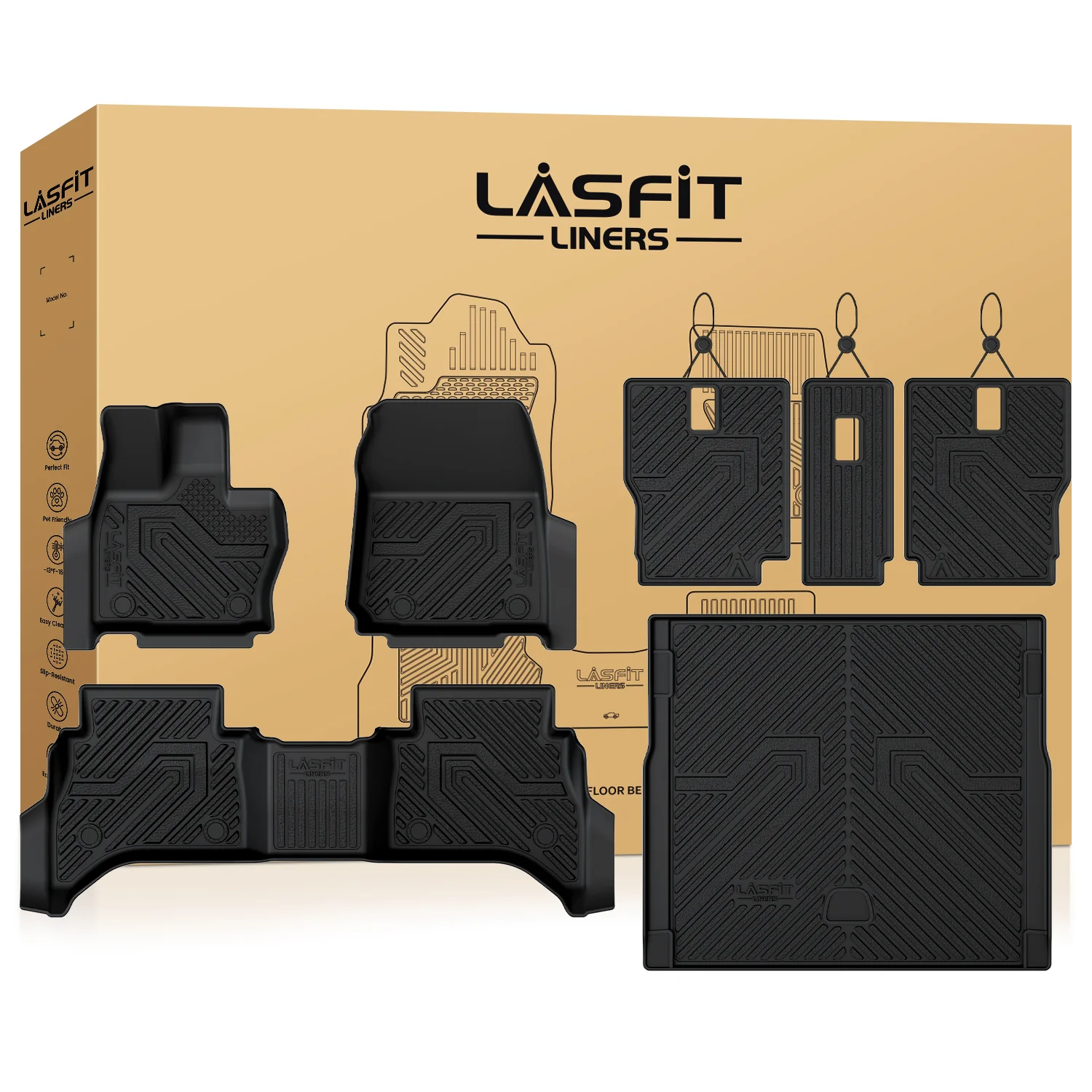 Fit for 2023-2026 Land Rover Range Rover Sport Floor Mats & Cargo Mat - Image 13