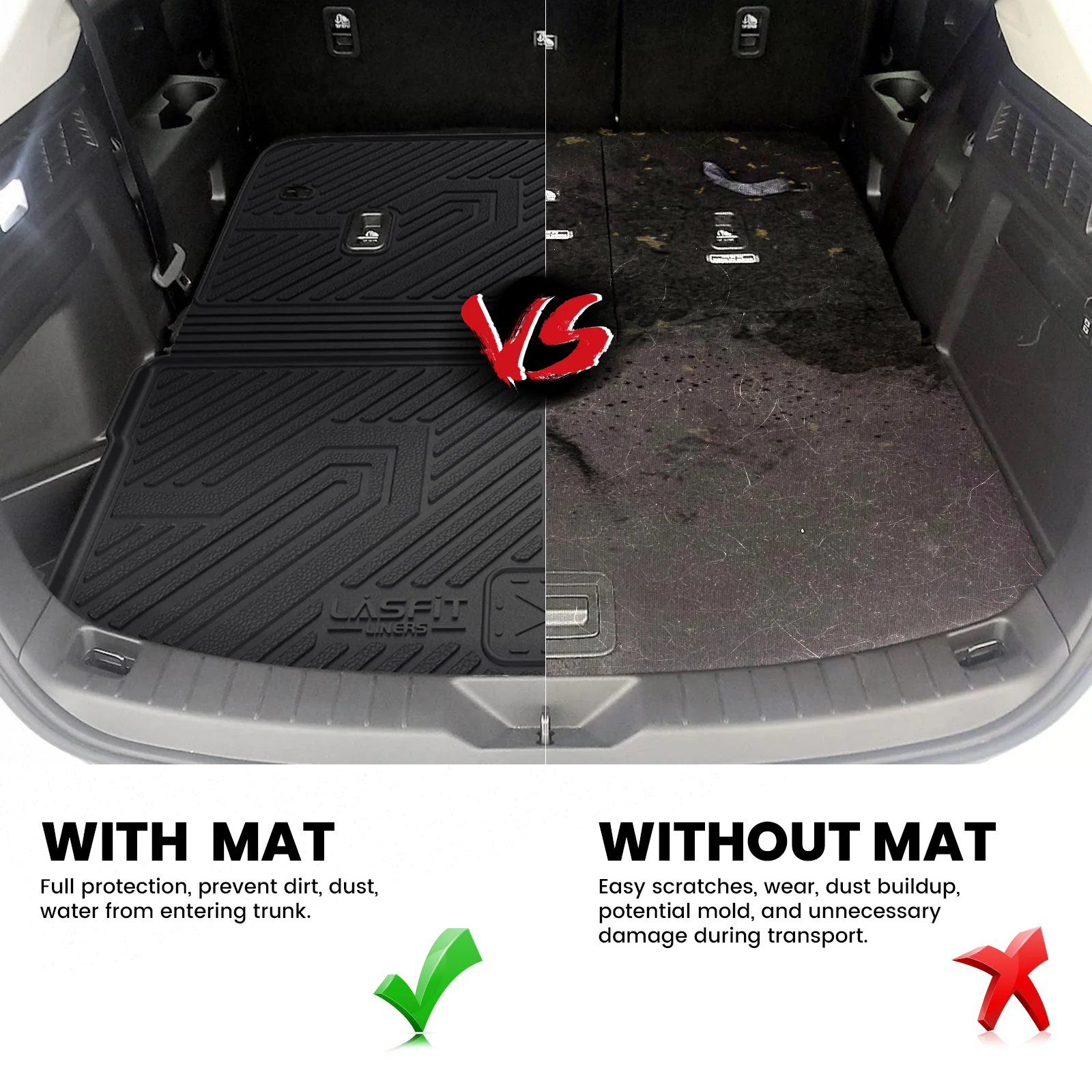 Fit for 2024-2026 Mazda CX-90 (Include CX-90 PHEV) Floor Mats or Cargo & Seatback Mat - Image 14