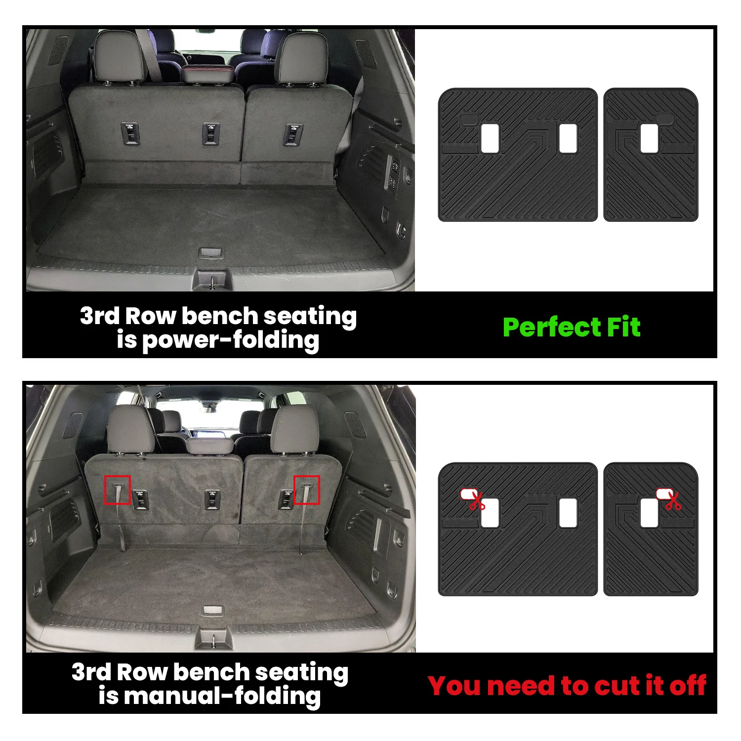 Fit for 2025-2026 Buick Enclave Floor Mats or Seatback & Cargo Mat - Image 2