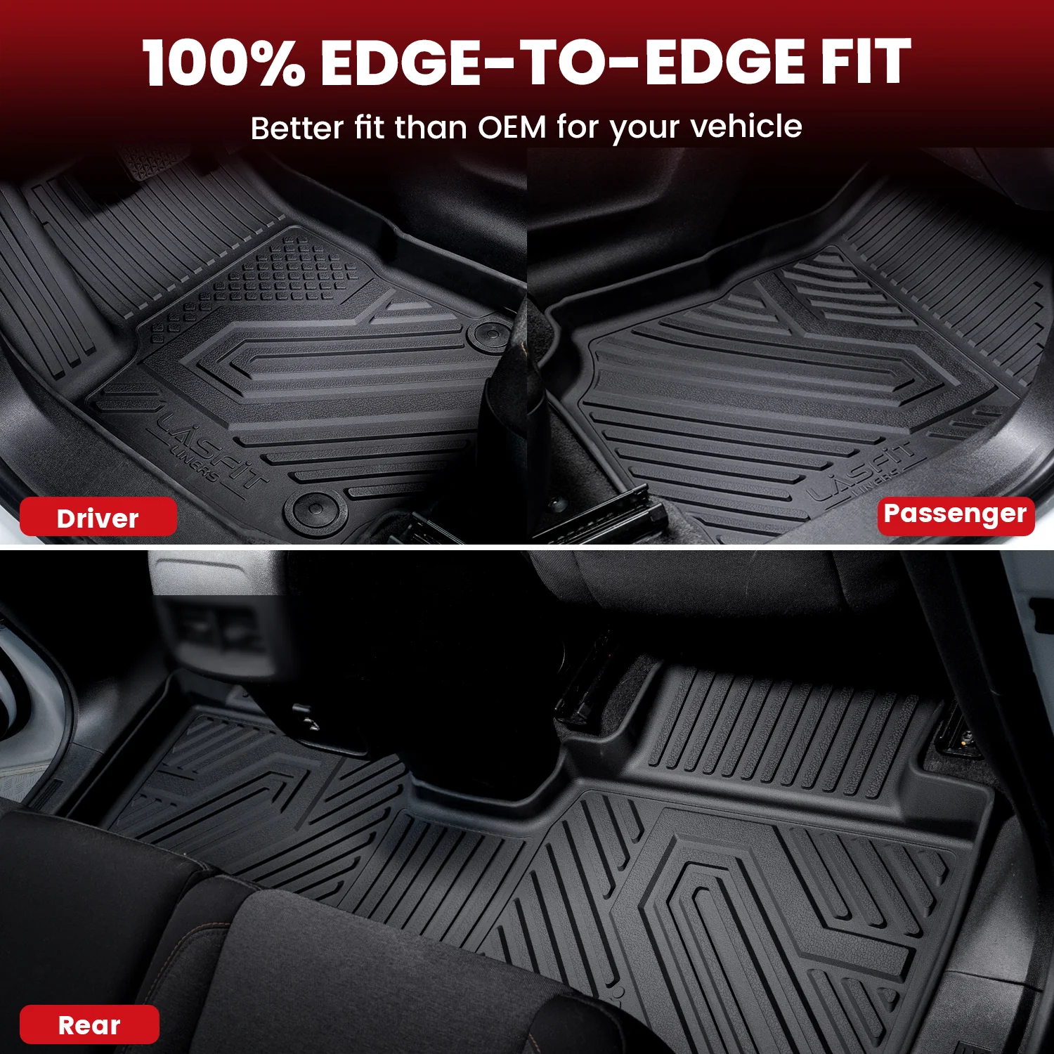 Fit for 2024-2026 Dodge Charger Daytona Floor Mats, Fit 2-door Not fit 4-door, Not fit GAS (SIXPACK) - Image 4