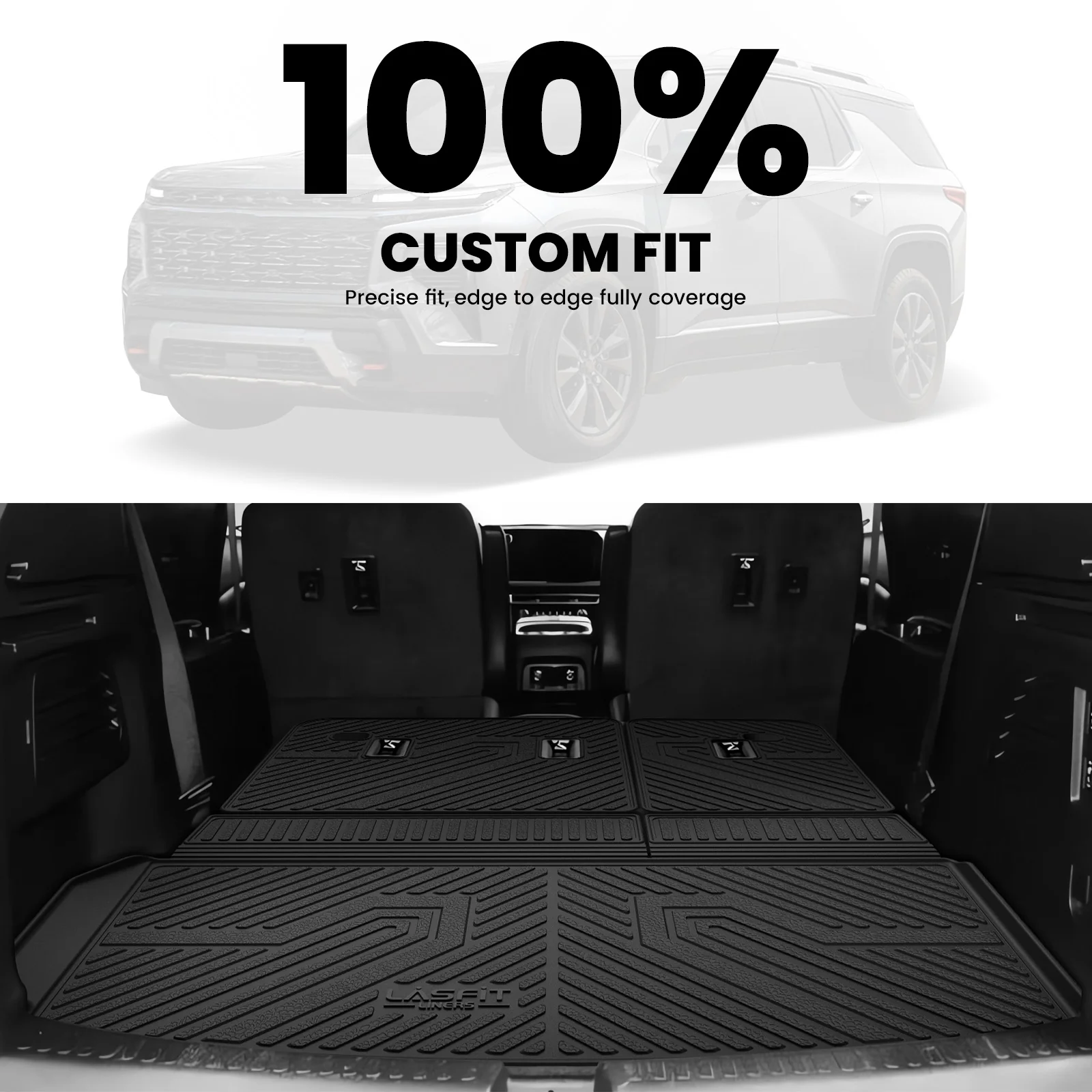 Fit for 2024-2026 GMC Acadia Floor Mats or 3rd Row Seatback & Cargo Mat - Image 14