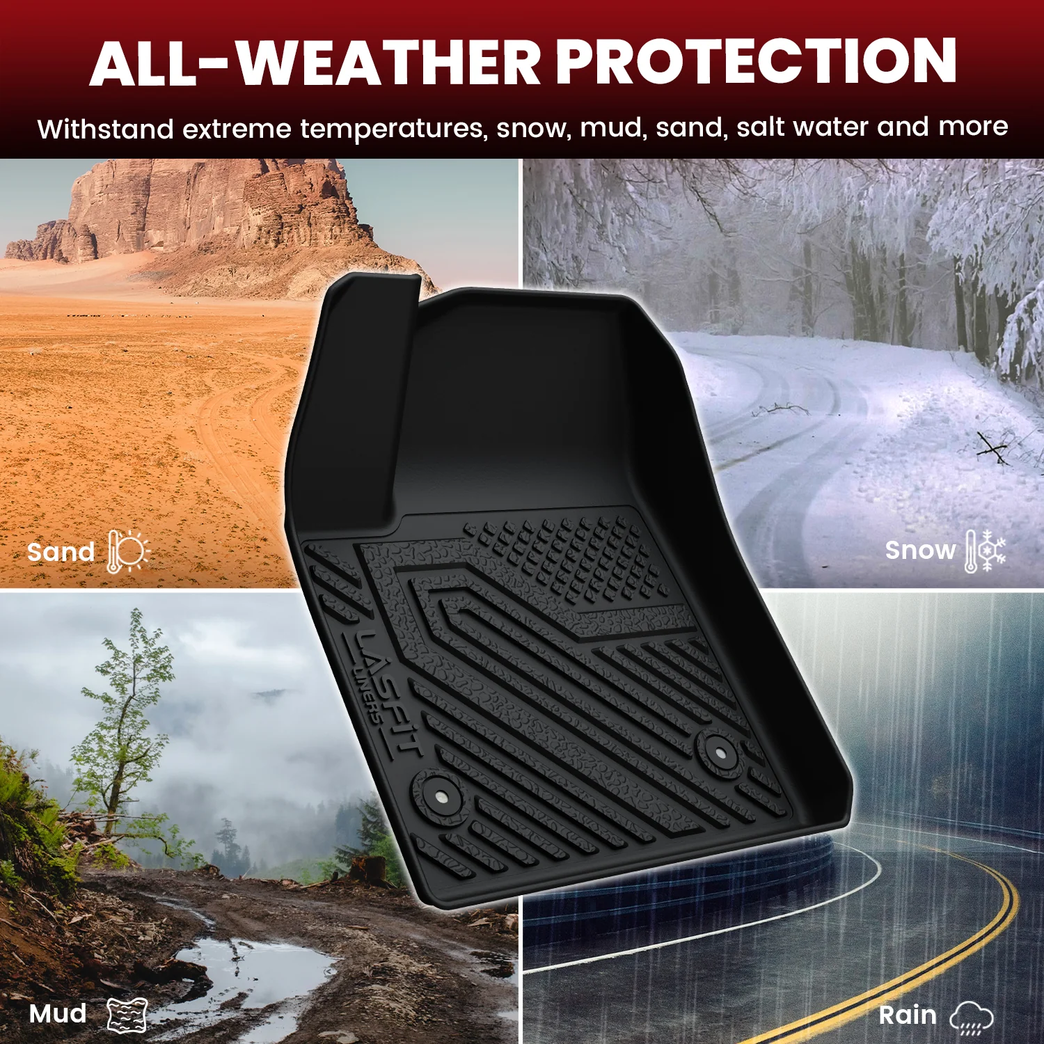 Fit for 2024-2026 Honda Prologue Floor Mats & Cargo Mat - Image 4