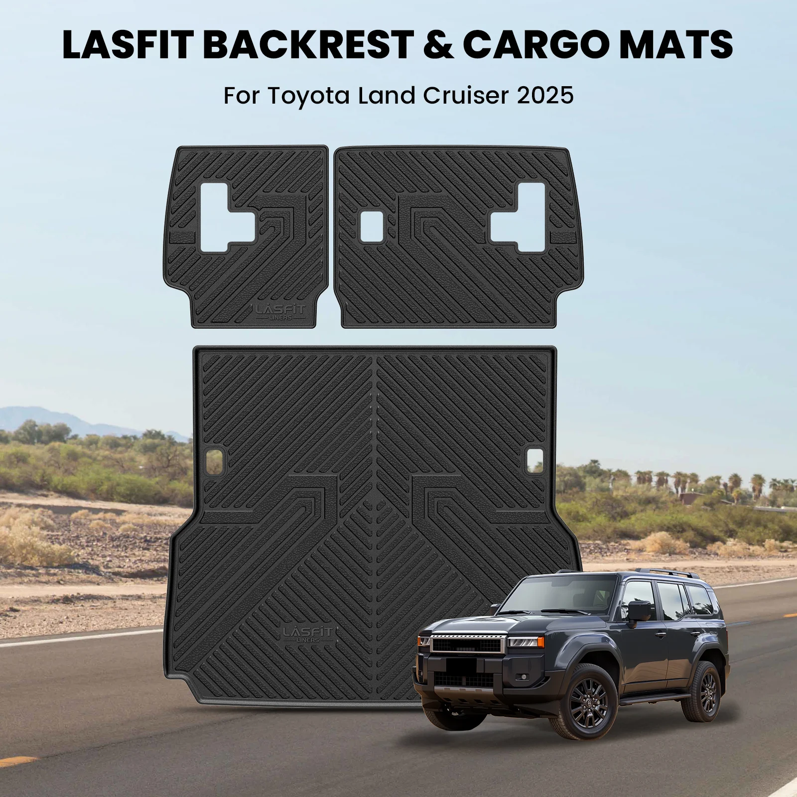 Fit for 2024-2027 Toyota Land Cruiser Floor Mats or Seatback & Cargo Mat - Image 25