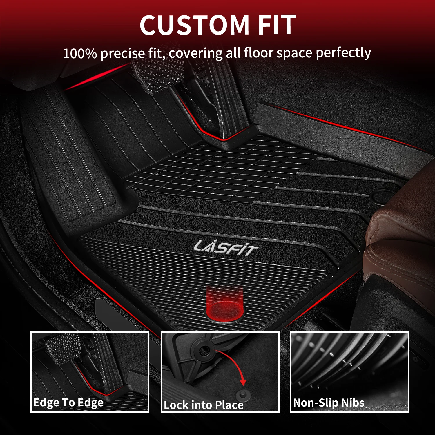 Fit for 2020-2026 BMW X6 Floor Mats - Image 3