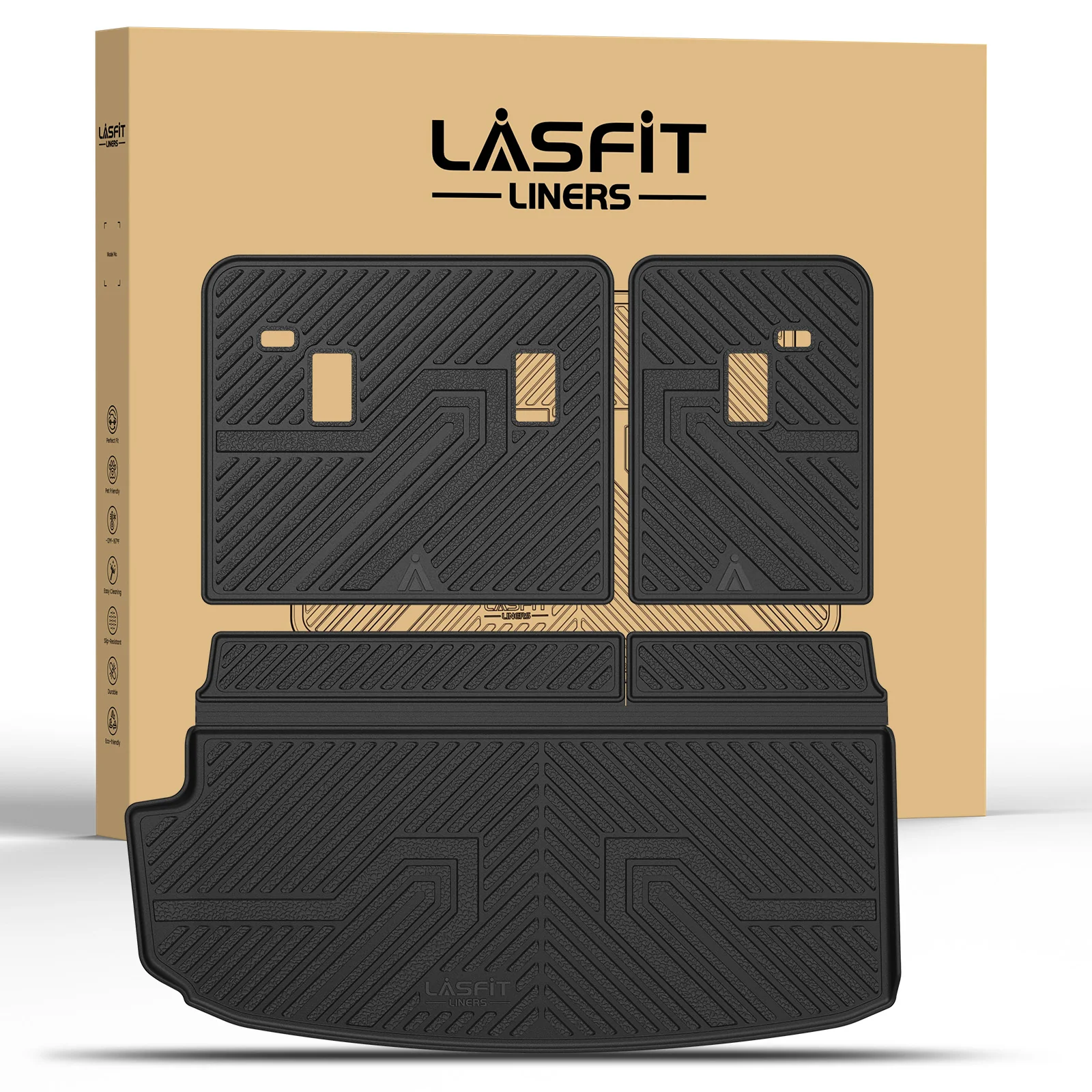 Fit for 2018-2023 Chevrolet Traverse Floor Mats or Seatback & Cargo Mat - Image 36