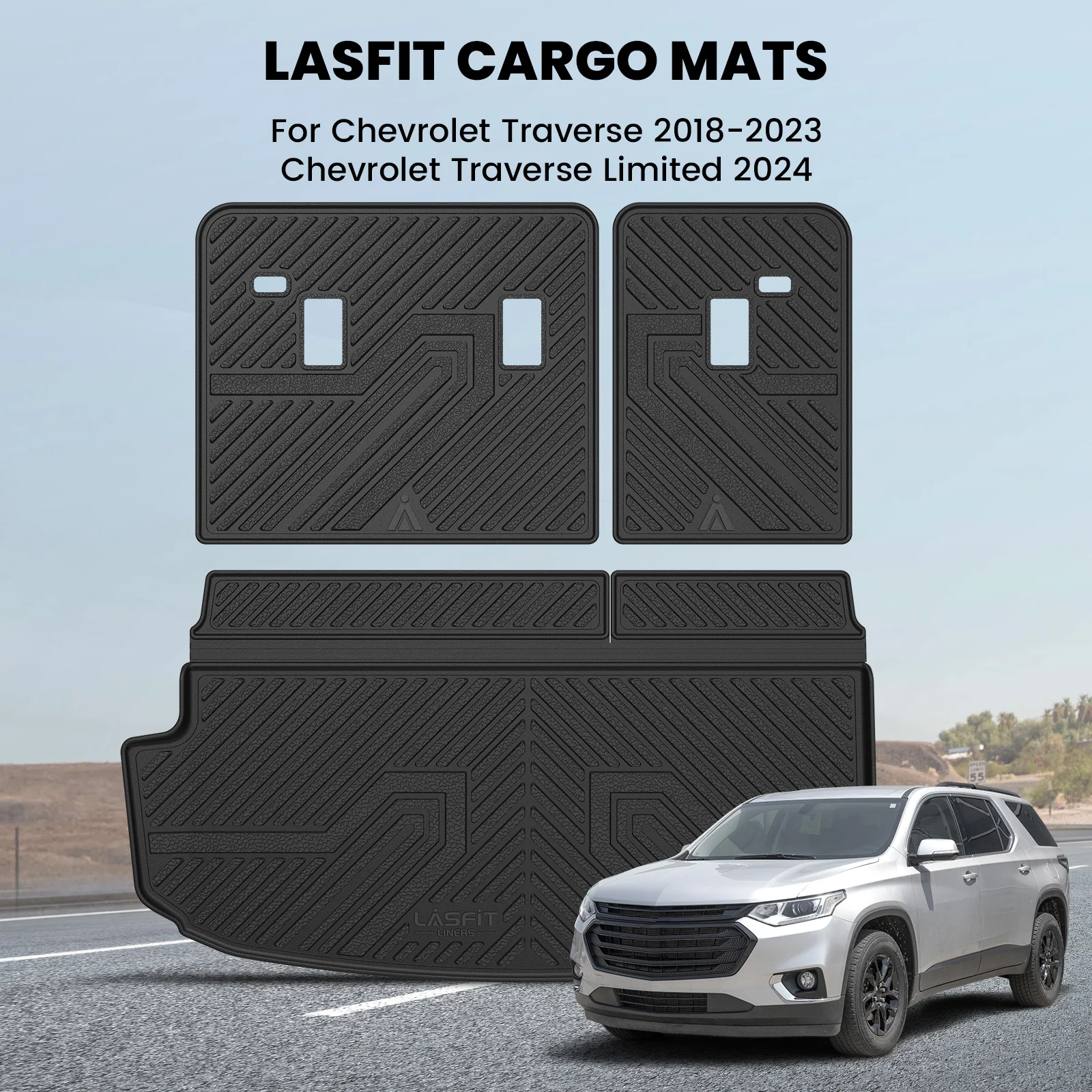 Fit for 2018-2023 Chevrolet Traverse Floor Mats or Seatback & Cargo Mat - Image 34