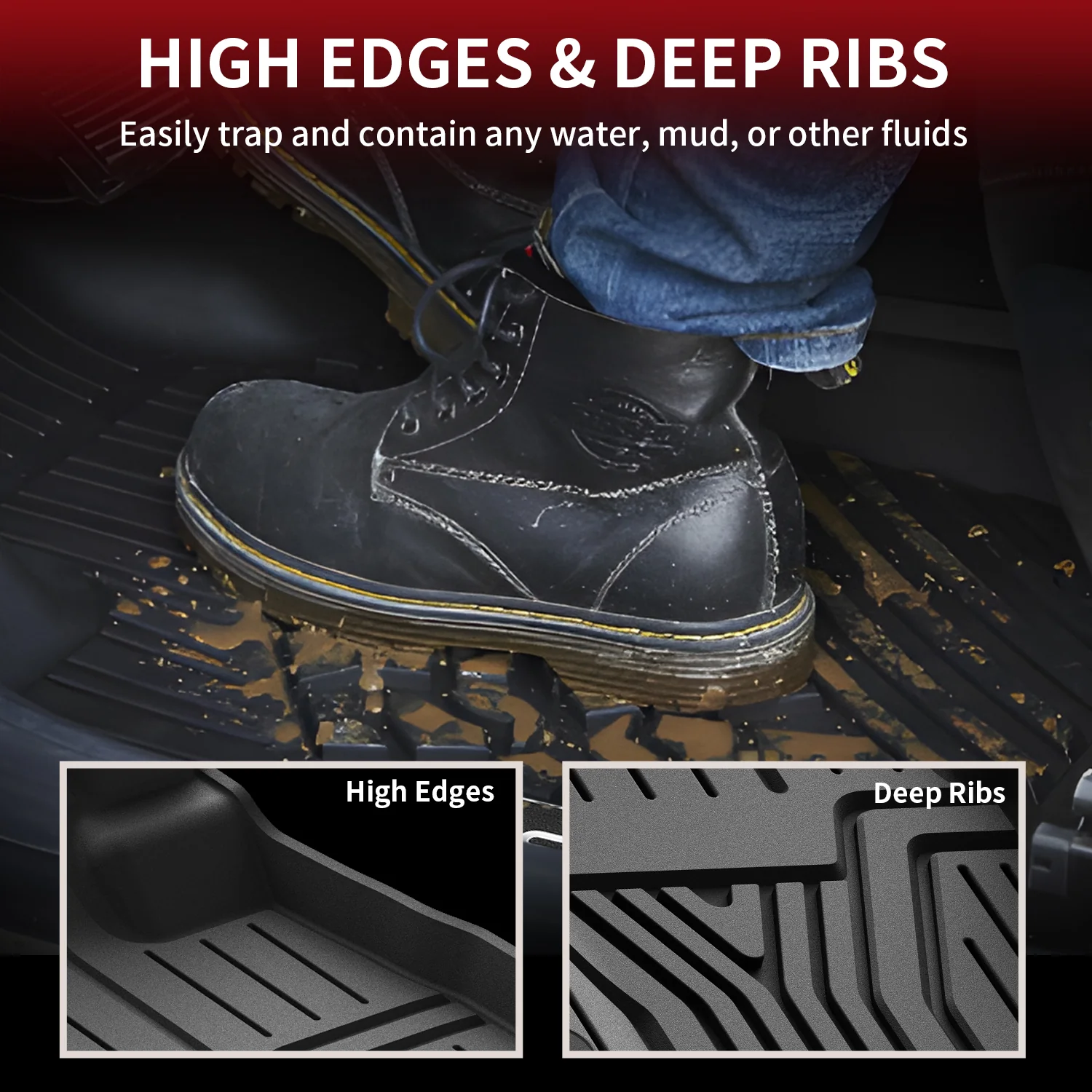 Fit for 2023-2026 Honda Pilot Custom TPE Floor Mats or Seatback & Cargo Mats - Image 5