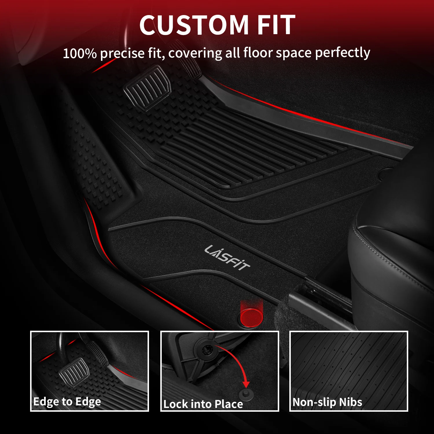 Fit for 2024-2026 Tesla Model 3 Highland Frunk or 1st Row & 2nd Row or Trunk Well or Cargo Mat - Image 25