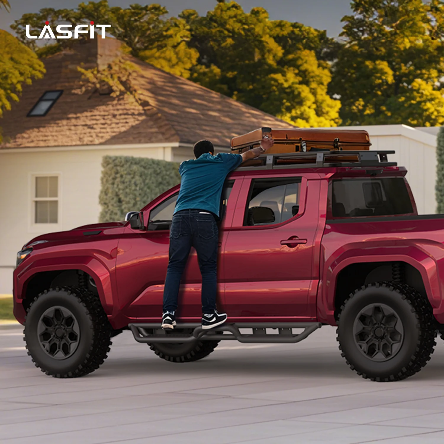 Fit for 2024-2026 Toyota Tacoma Running Boards Side Steps, Fit Double Cab ONLY - Image 5