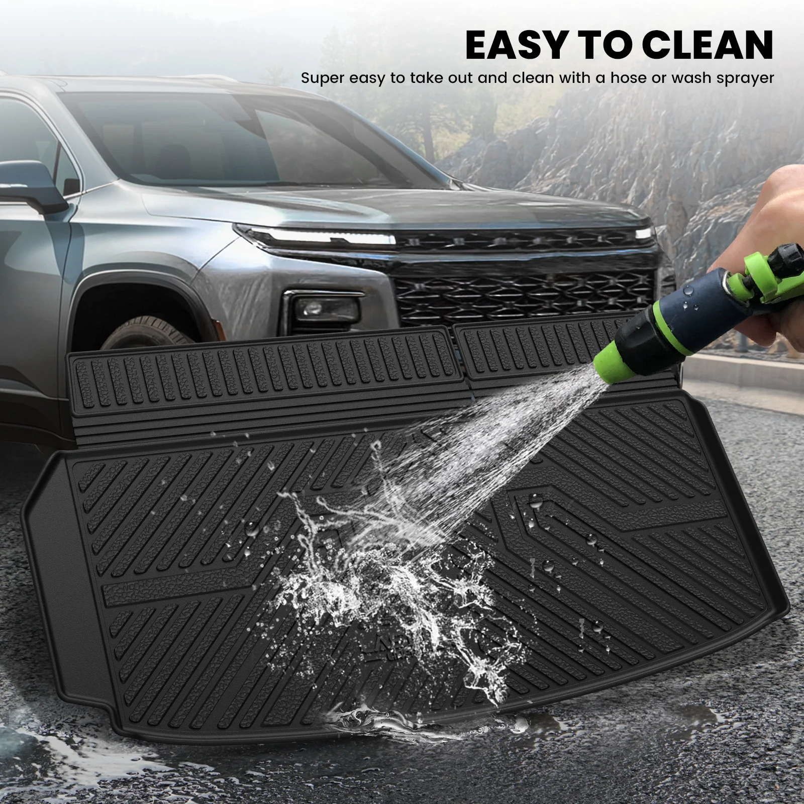 Fit for 2025-2026 Buick Enclave Floor Mats or Seatback & Cargo Mat - Image 16