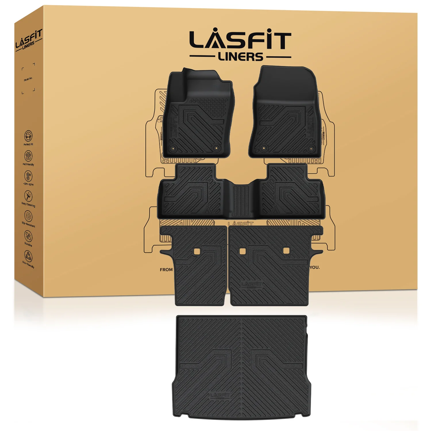 Fit for 2025-2026 Nissan Kicks Floor Mats or Seatback Mat & Cargo Mat, Not Fit 2025 Kicks Play - Image 35