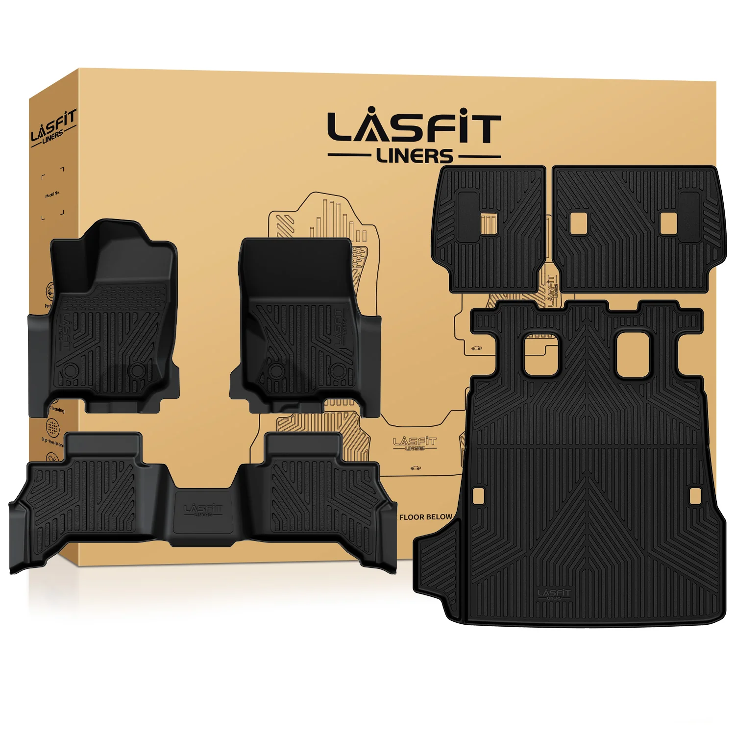 Fit for 2025-2026 Toyota 4Runner Floor Mats or Seatback Mat or Cargo Mat - Image 11