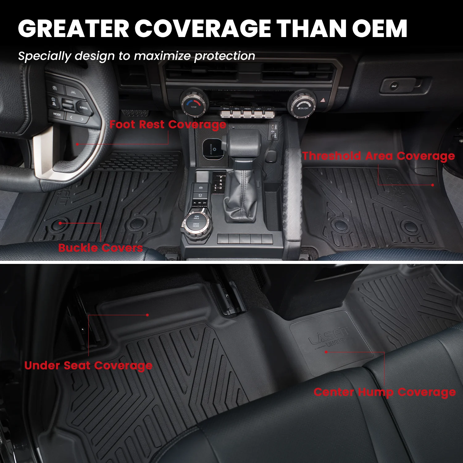 Fit for 2025-2026 Toyota 4Runner Floor Mats or Seatback Mat or Cargo Mat - Image 44