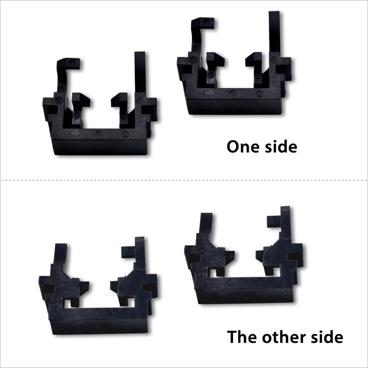 TK115 2x H1 LED Bulb Holder Adapter Retainer Fit for Ford Focus - Image 4