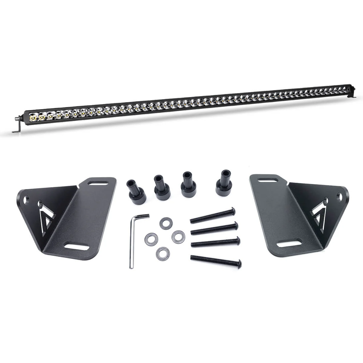 52" Light Bar Hood Mount Kit For 2018-2024 Jeep Wrangler JL Gladiator JT | LASFIT - Image 15