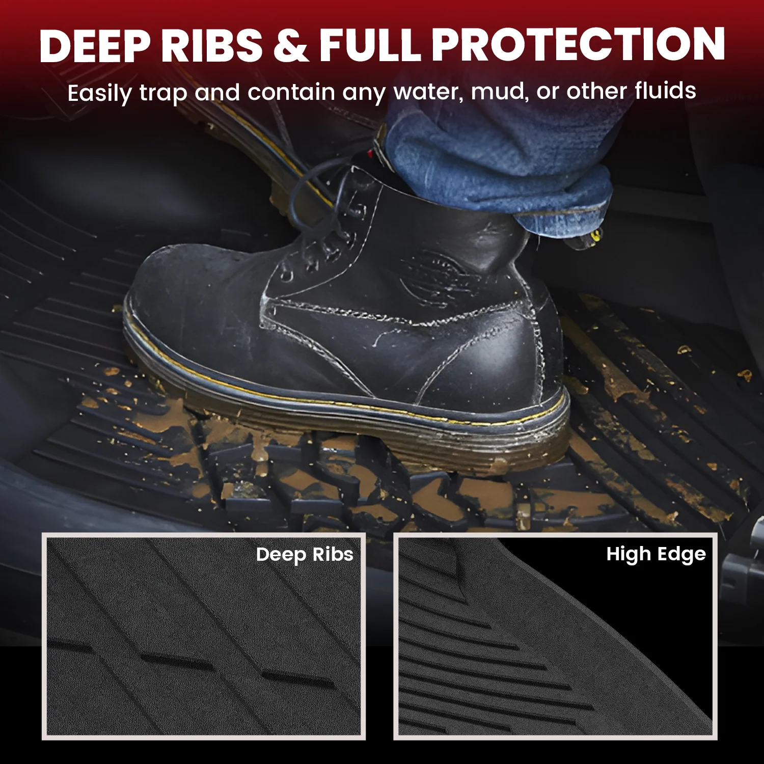 Fit for 2021-2026 Cadillac Escalade Floor Mats or Seatback & Cargo Mat, Not for ESV or 2025 Escalade IQ - Image 15