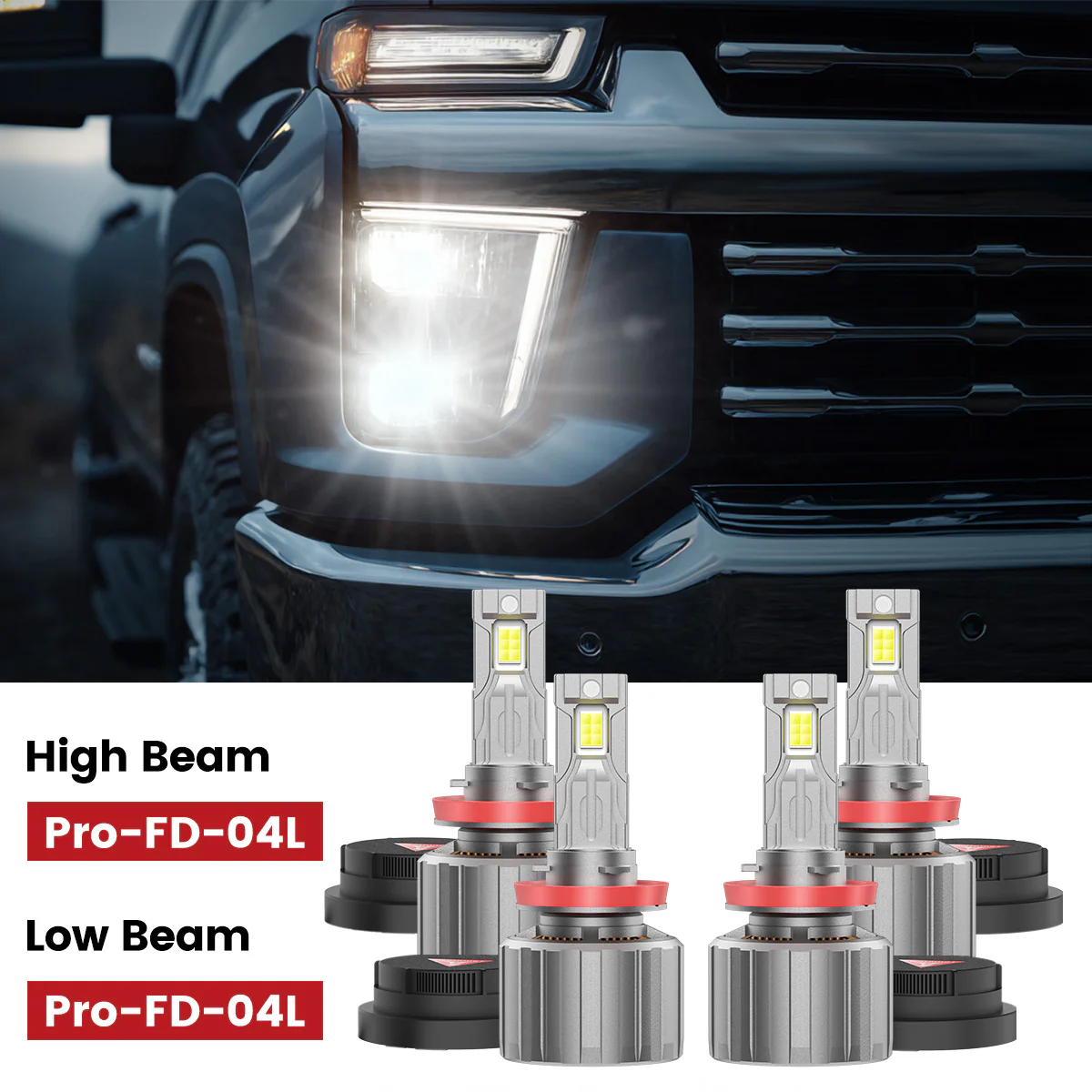 Custom Engineered for 2020-2026 Chevrolet Silverado HD 2500/3500 WT LT Custom LED Bulbs Upgrade | Tested and Verified - Image 56