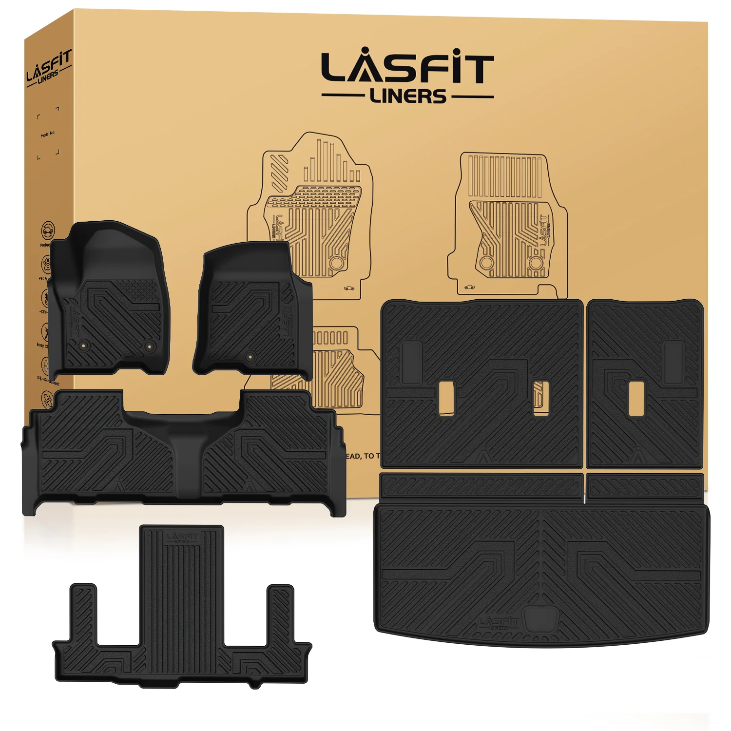 Fit for 2021-2026 Cadillac Escalade Floor Mats or Seatback & Cargo Mat, Not for ESV or 2025 Escalade IQ - Image 25