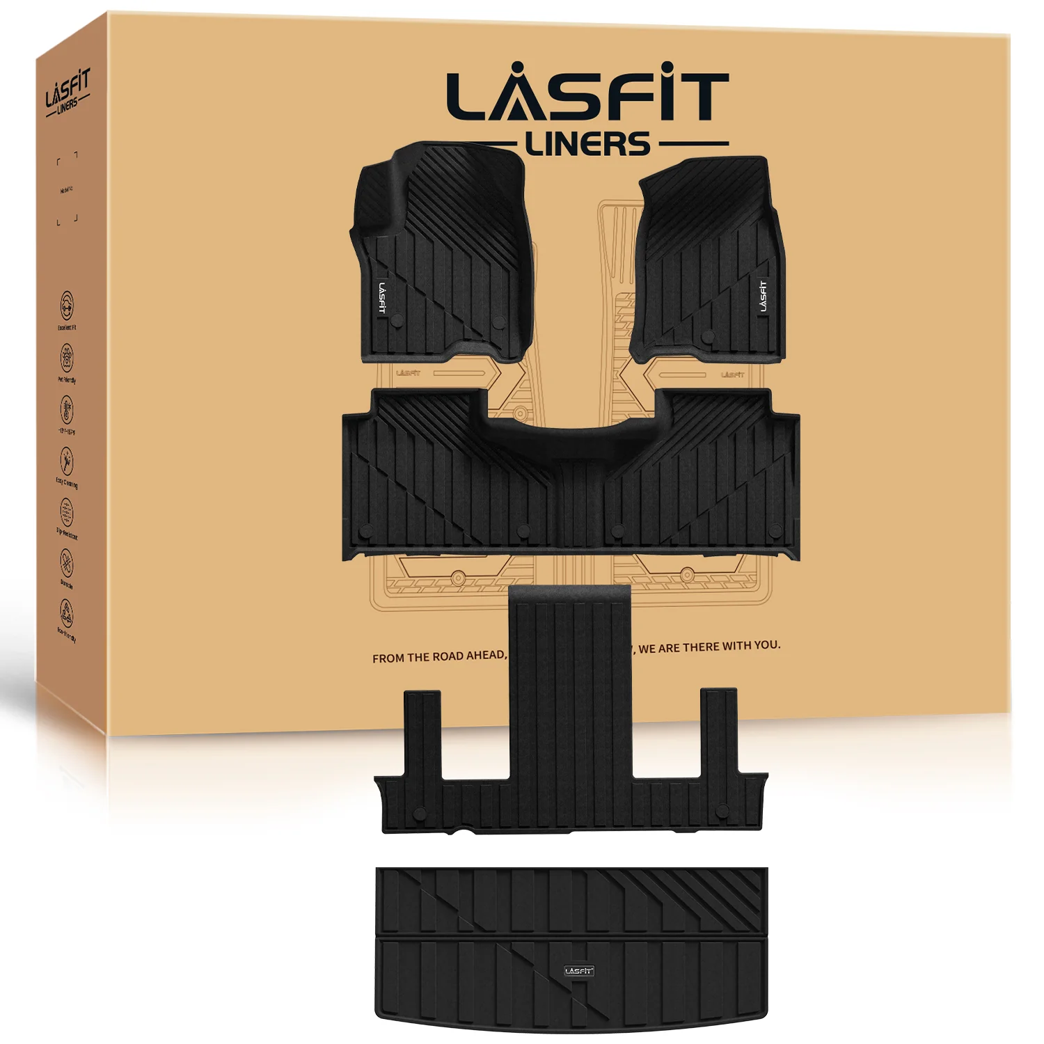 Fit for 2021-2026 Cadillac Escalade Floor Mats or Seatback & Cargo Mat, Not for ESV or 2025 Escalade IQ - Image 8