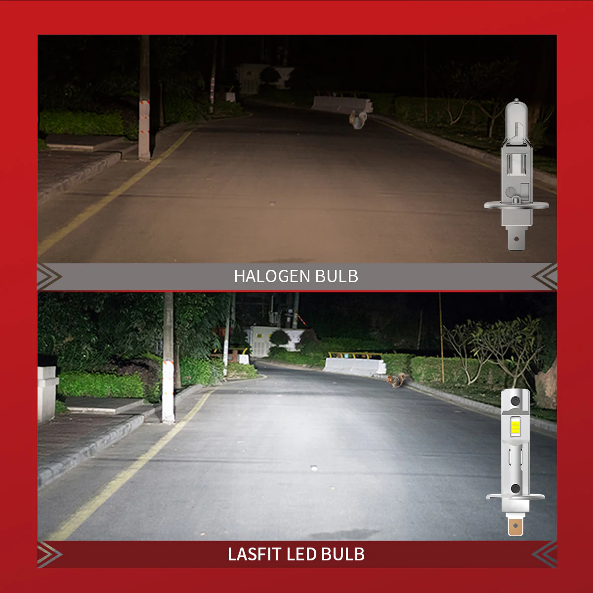 L1 Plus H1 LED Bulbs 40W 4000LM 6000K | 2 Bulbs - Image 9