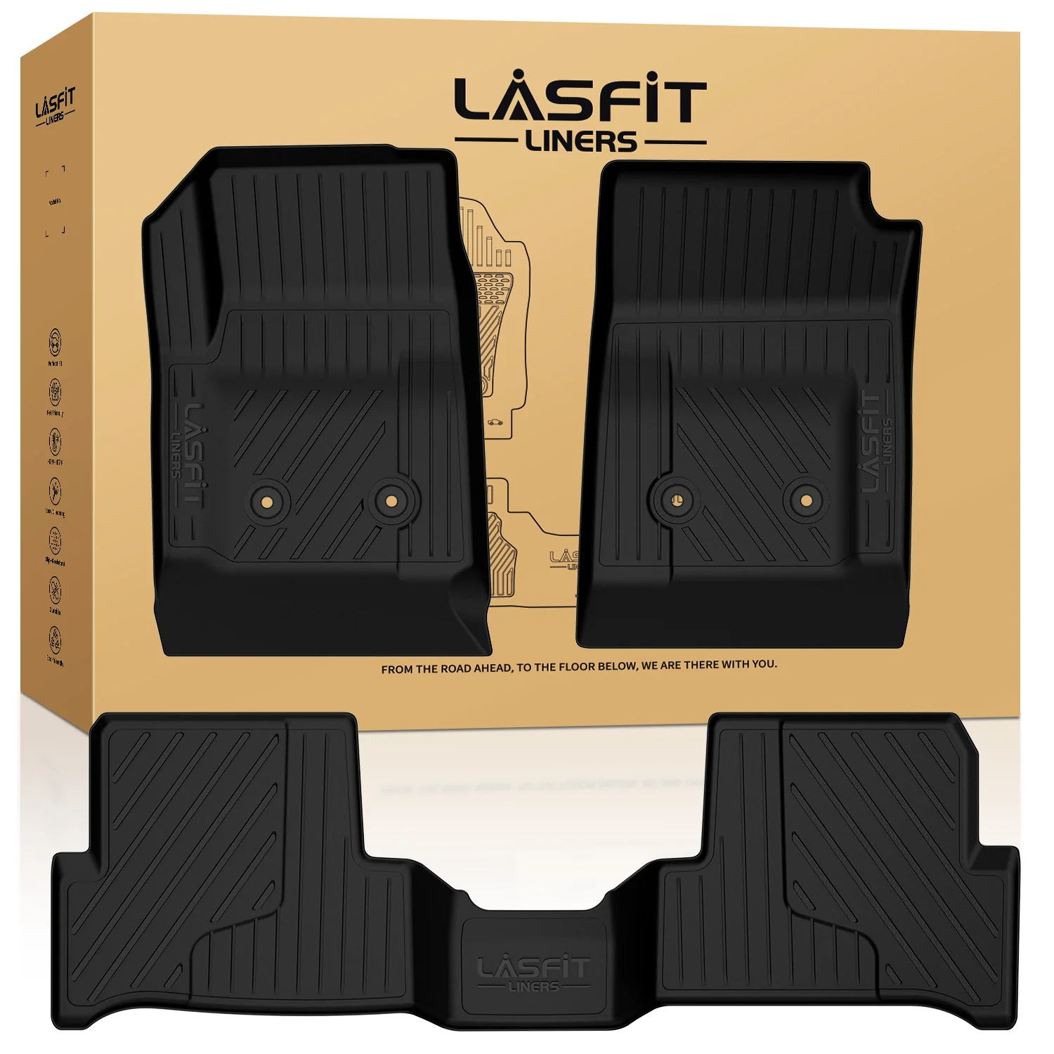 Fit for 2015-2022 Chevrolet Colorado Floor Mats, Fit Carpet Floor Only - Image 17