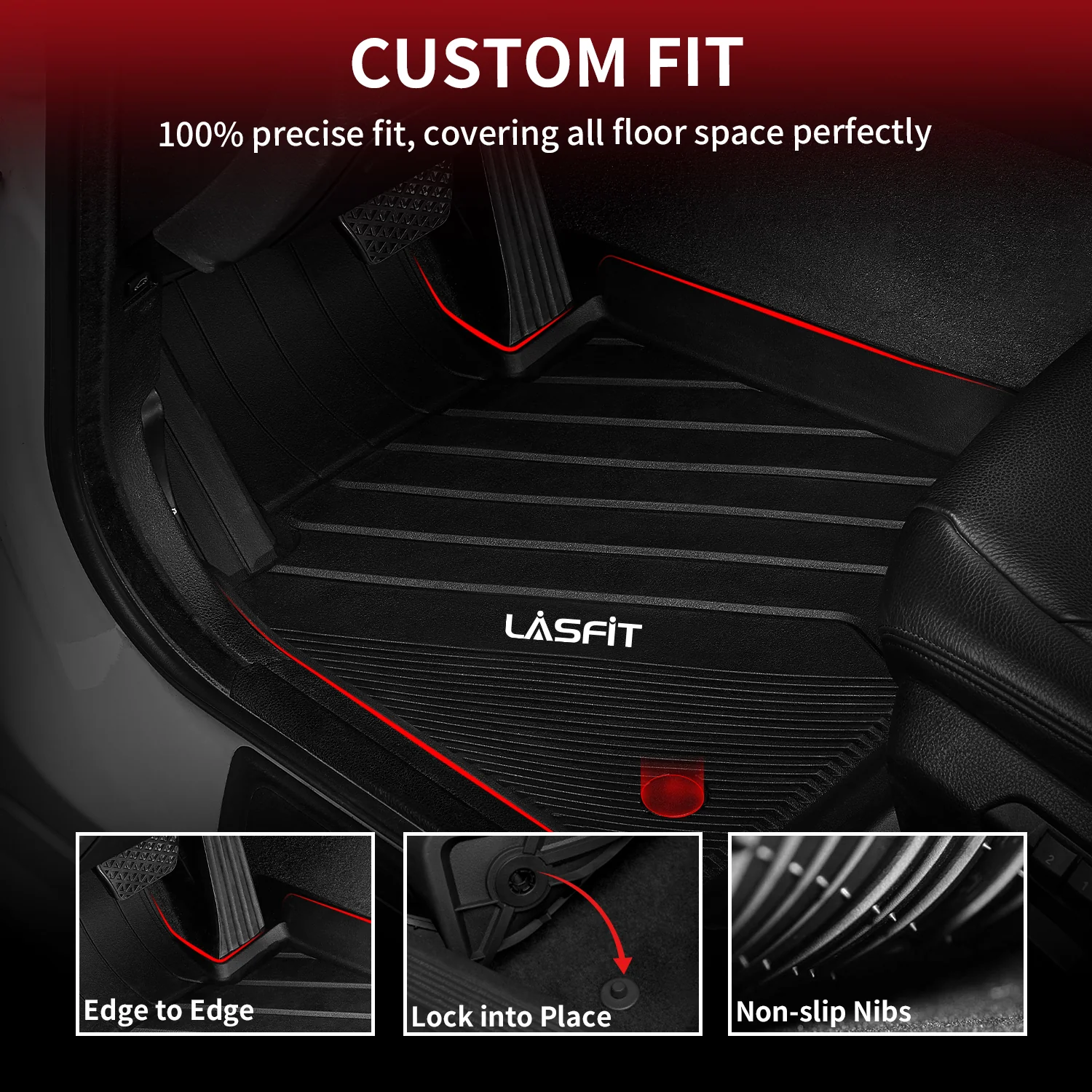 Fit for 2023-2026 BMW X1 Floor Mats & Cargo Mat - Image 3