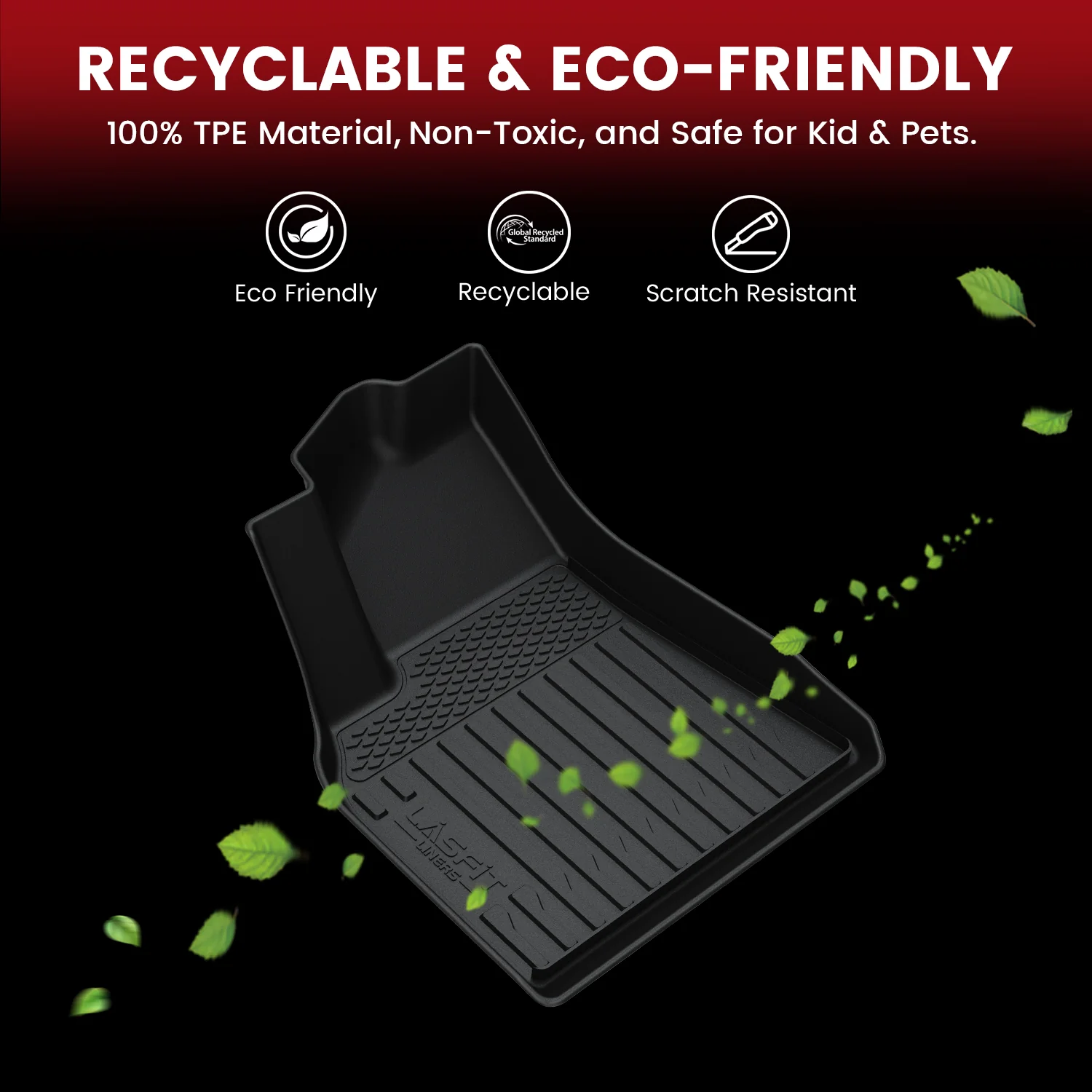 Fit for 2026 Tesla Model Y Floor Mats or Cargo or Frunk Liner or Trunk Well or Seatback Mats, Only Fit 5 seats - Image 12