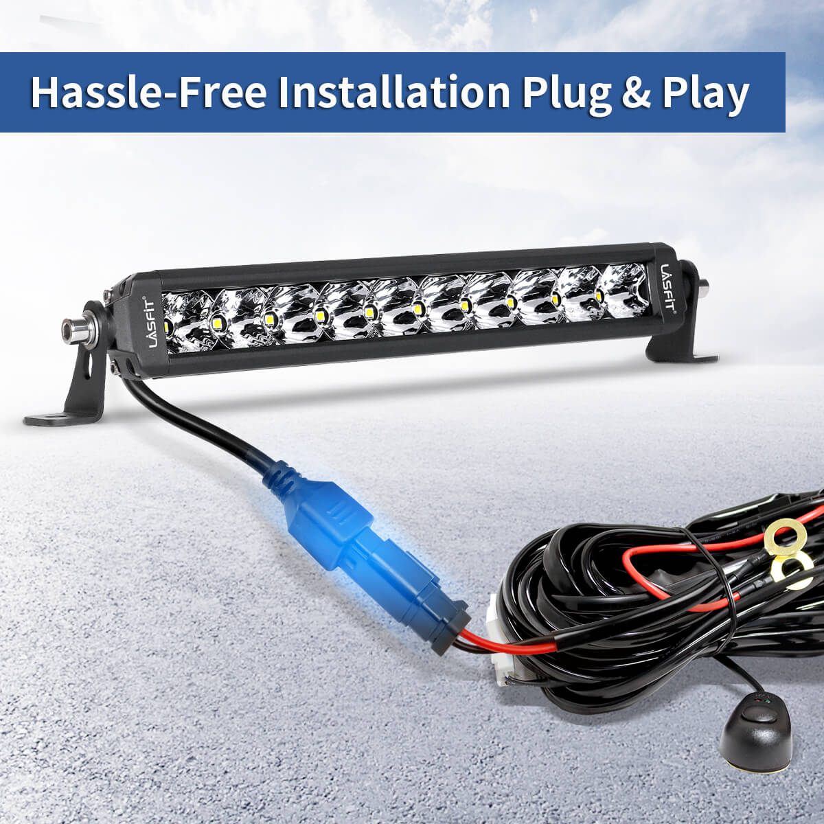 Fit For Ford Bronco Off Road Lights LED Light Bars Auxiliary Lights - Image 13