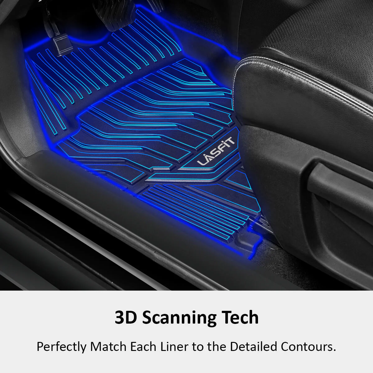Fit for 2011-2013 Infiniti QX56 Custom Floor Mats TPE Material 1st & 2nd Row Seat - Image 6