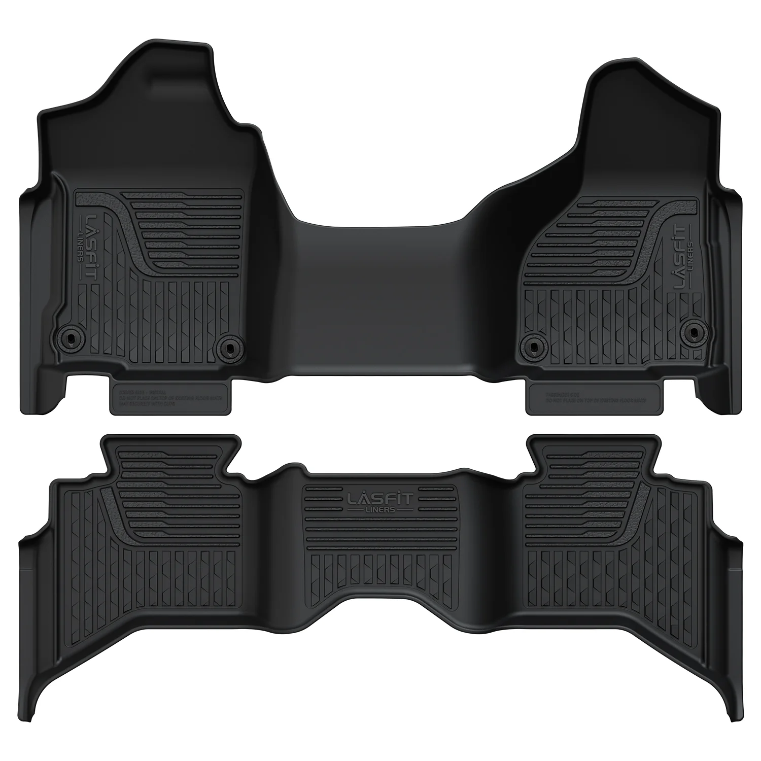 Fit for 2019-2024 Ram 1500 Classic All-Weather TPE Floor Mats, Fit Carpet Floor Only - Image 9