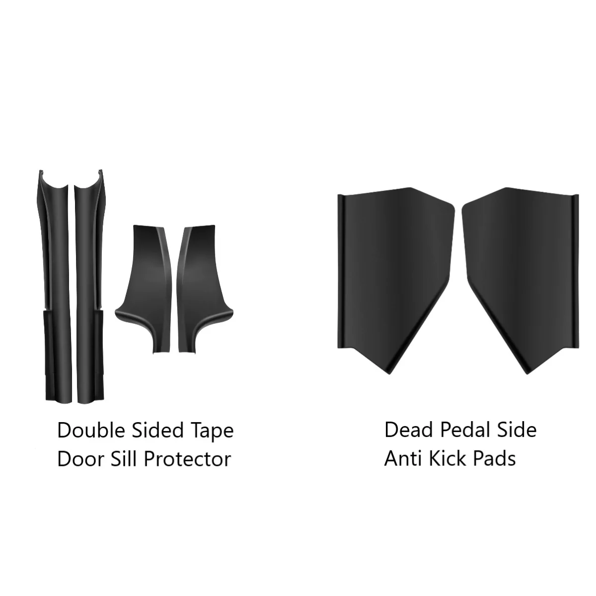 Fit For 2020-2023 Tesla Model Y Door Sill Protector Matte TPE & ABS Front and Rear Door Entry Guard Decoration Scuff Plate Accessories, Don't fit 7 Seats - Image 21
