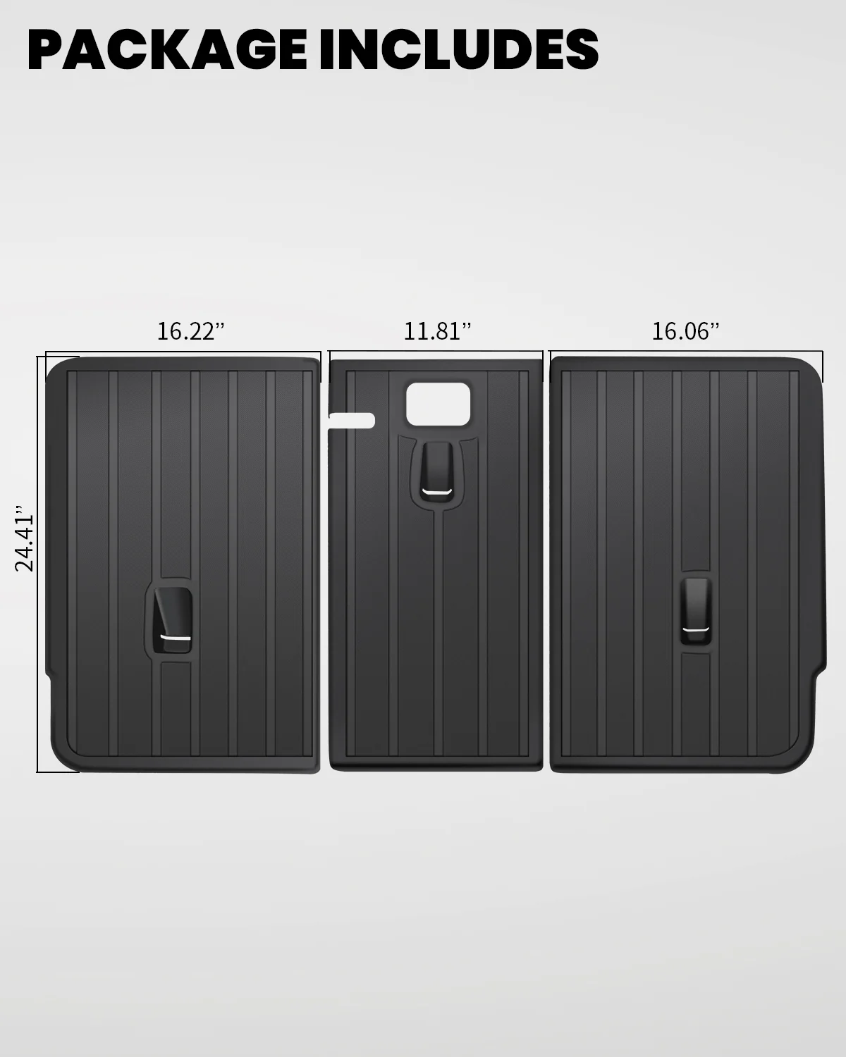 Fit For 2020-2025 Tesla Model Y Second Row Seats Back Cover Mats All Weather, Fit 5-Seater & 7-Seater - Image 9