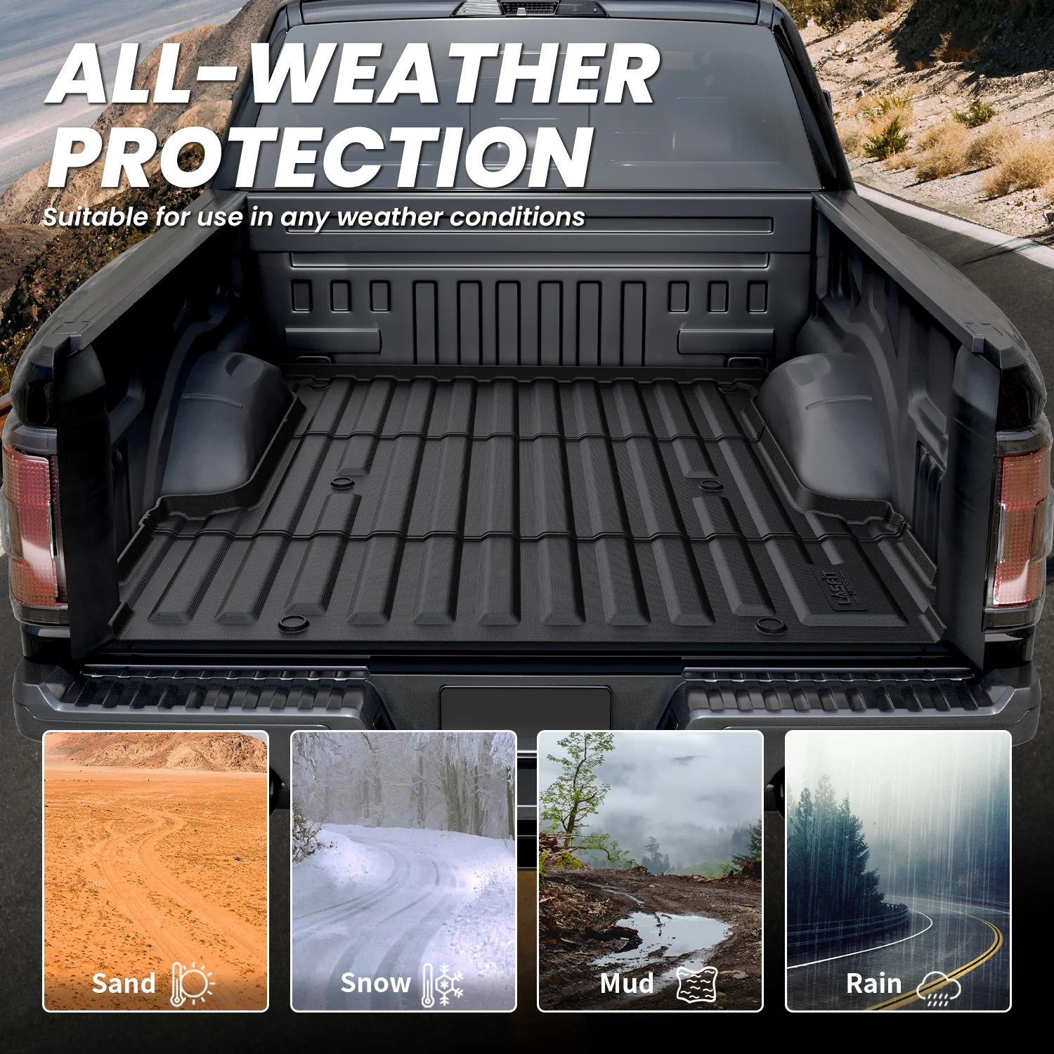 Fit for 2021-2023 Ford F-150 & F-150 Lightning Truck Bed Mat or Tailgate Mat, Not Fit Drop-in Liners - Image 26