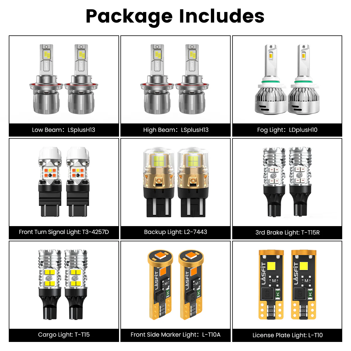 Fit for 2017-2019 Ford F-250 F-350 Super Duty The Brightest LED Bulbs Upgrade | Tested and Verified - Image 6